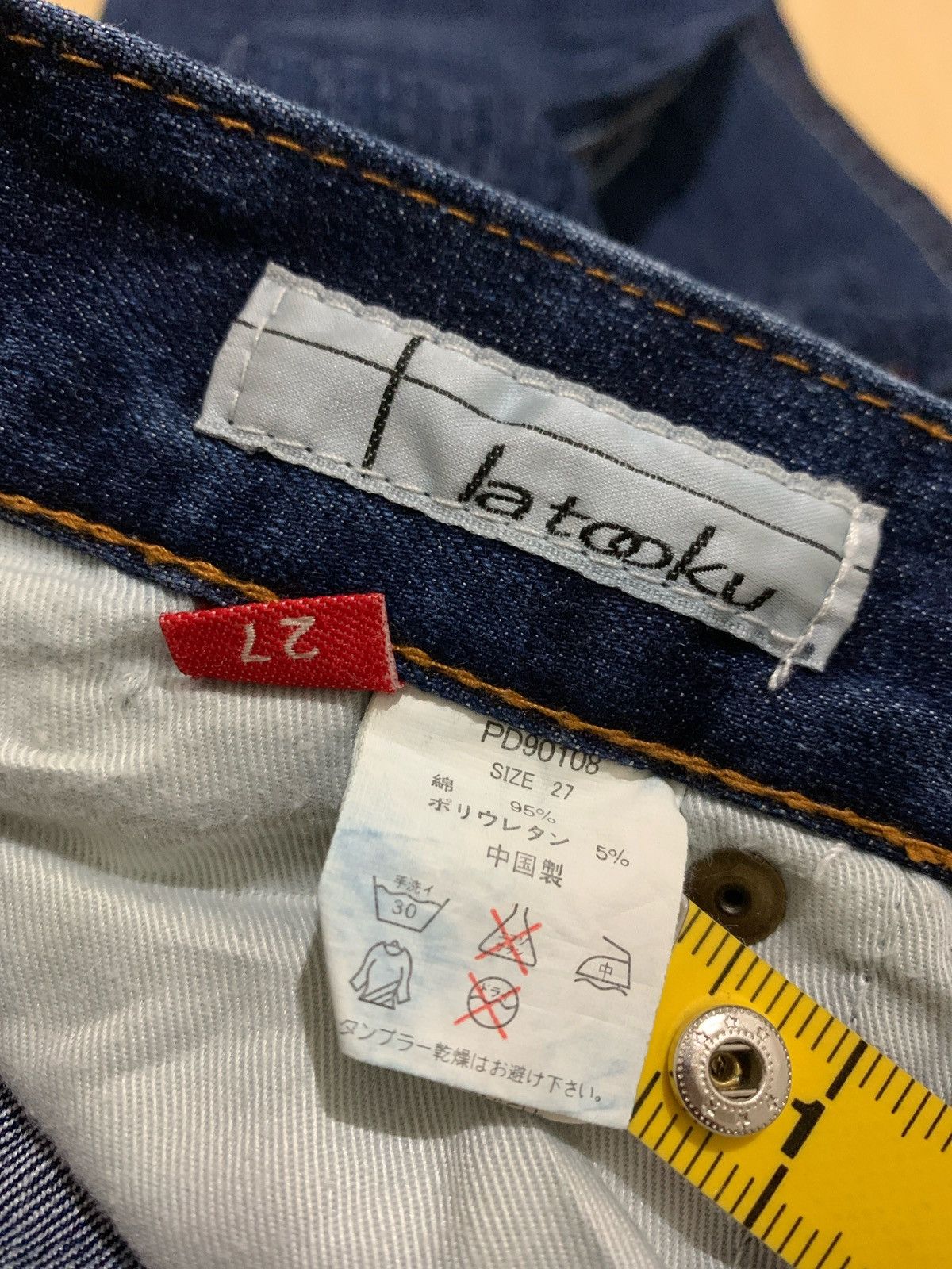 If Six Was Nine × Japanese Brand × Tornado Mart Flare Latooku Fox Jeans Bootcut Ifsixwasnine Size US 31 - 8 Thumbnail