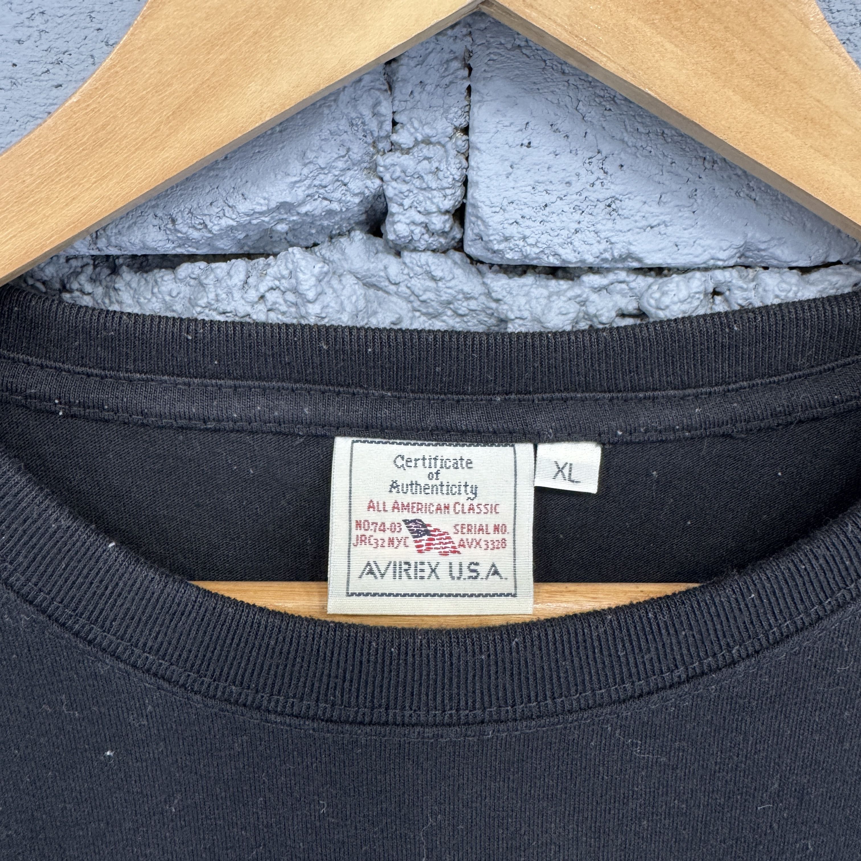 Vintage Avirex U.S. Air Corps Keep 'Em Flying Long-sleeve Tshirt Size US XL / EU 56 / 4 - 4 Thumbnail