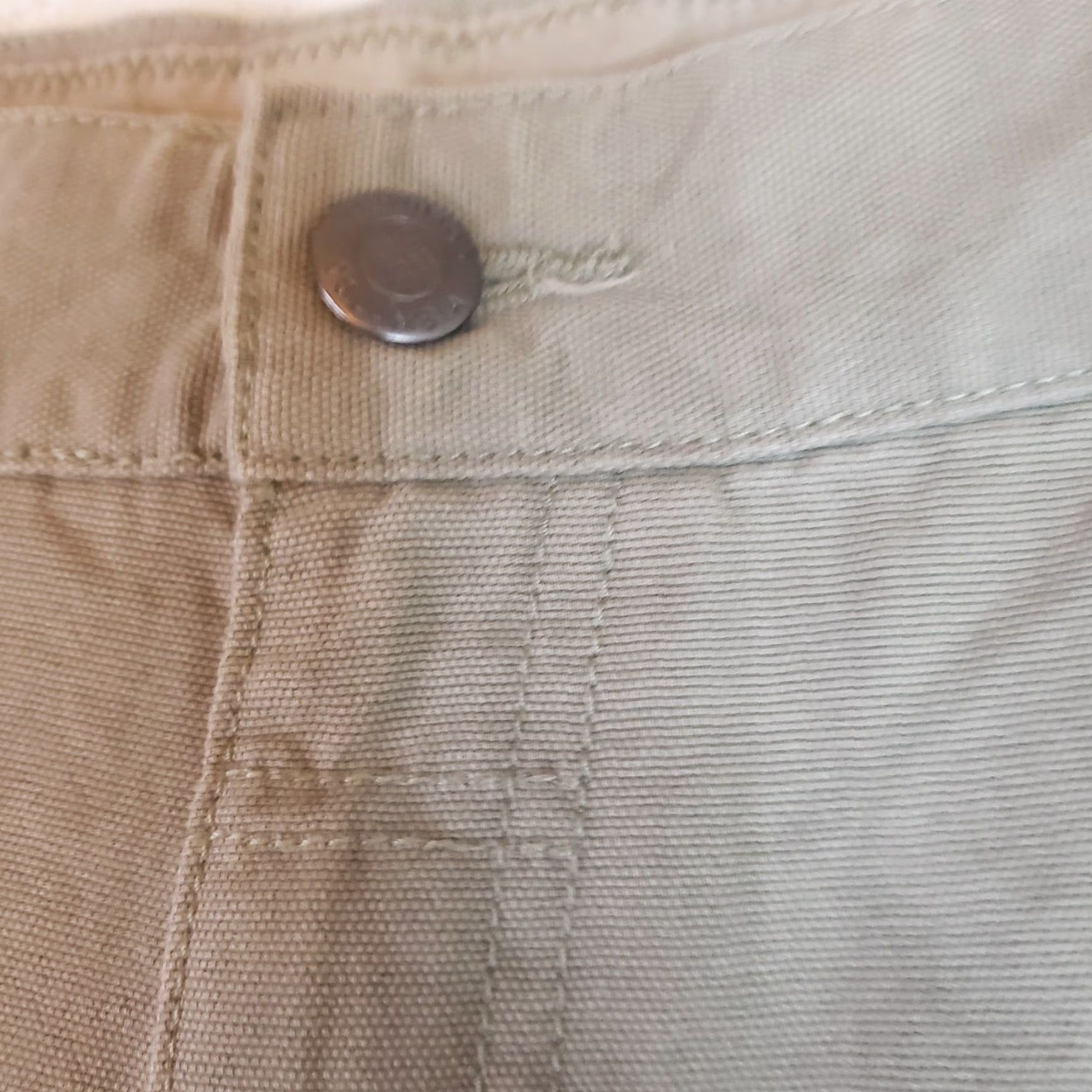 Vintage Columbia Pants Mens 40x30 Regular Fit Tan Beige Flat Front Cotton Spandex Size US 40 / EU 56 - 6 Thumbnail