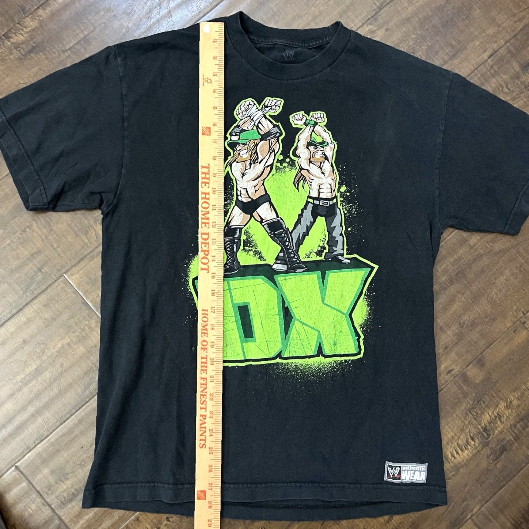 Vintage VINTAGE WWE DX Army Degeneration X Wrestling Tee T Shirt L BLACK Men Short Sleeve 1990s WWf NWO Triple H 90s Size US L / EU 52-54 / 3 - 7 Thumbnail