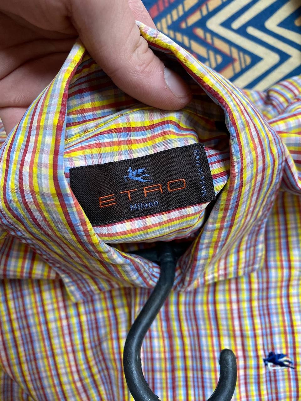 Etro Vintage Y2K shirt print Etor Milano streetwear logo luxury Size US M / EU 48-50 / 2 - 2 Thumbnail