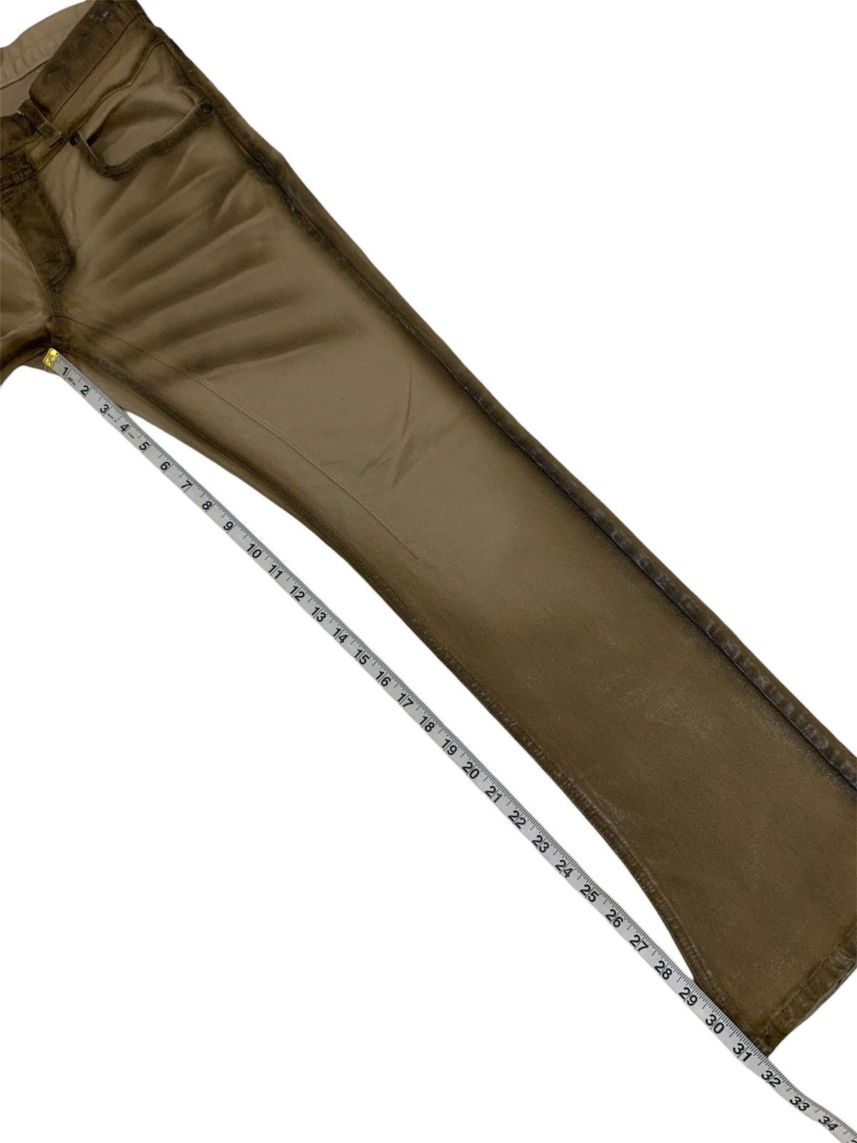 Japanese Brand Jackrose Half Waxed Slim Boot Cut Flared Pant Size US 32 / EU 48 - 17 Thumbnail