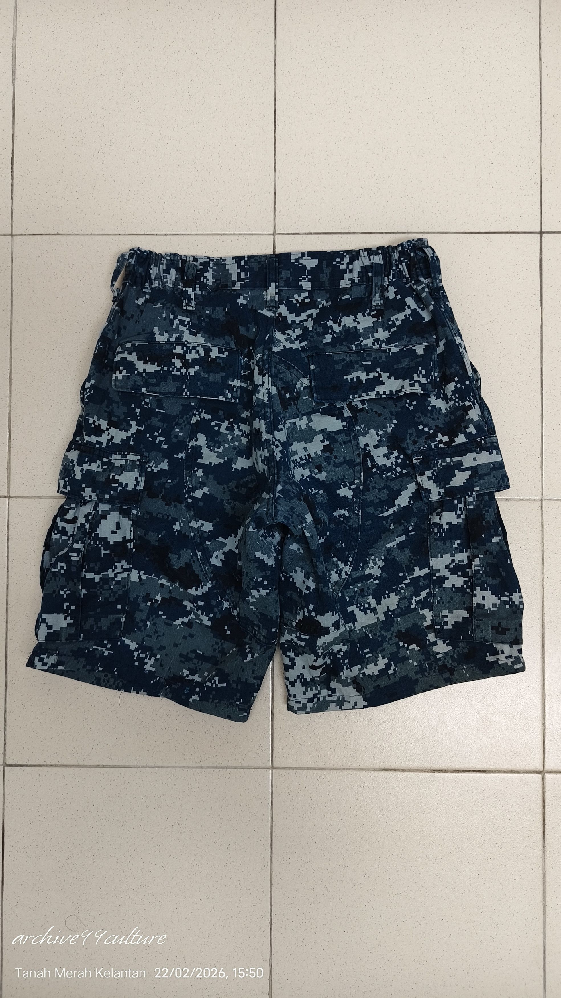 Other US Navy NWU Type I "Blueberries" Digital Camo Custom Shorts Size US 28 / EU 44 - 2 Thumbnail