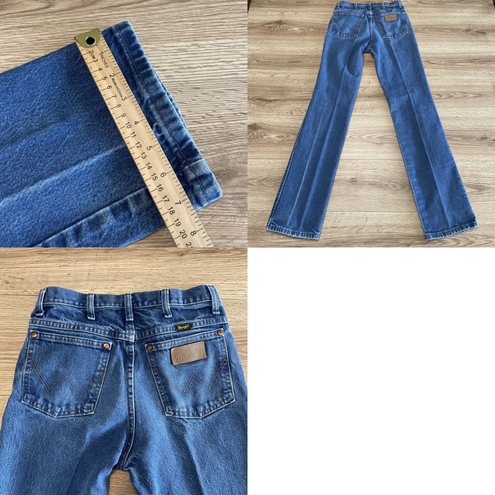Wrangler WRANGLER 936 Cowboy Cut Slim Fit Jeans 29x36 Blue Mens Size US 29 - 8 Thumbnail