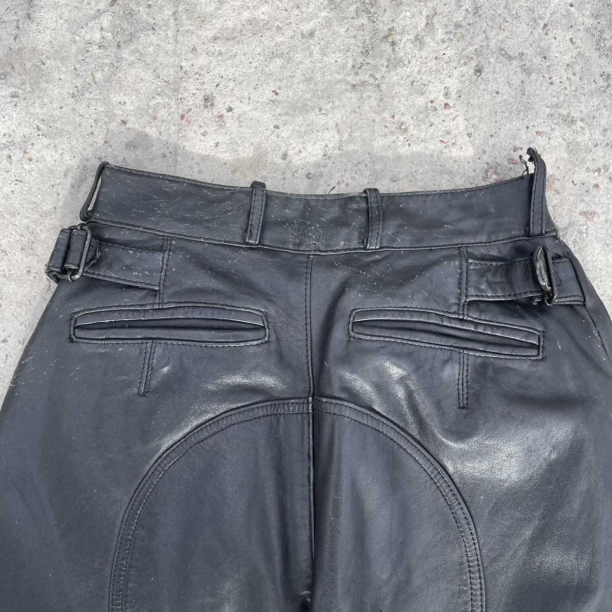 Vintage Vintage Moto Leather Pants 36 Size Y2K 90s USA Hype Japan Size 36" / US 14 / IT 50 - 10 Thumbnail
