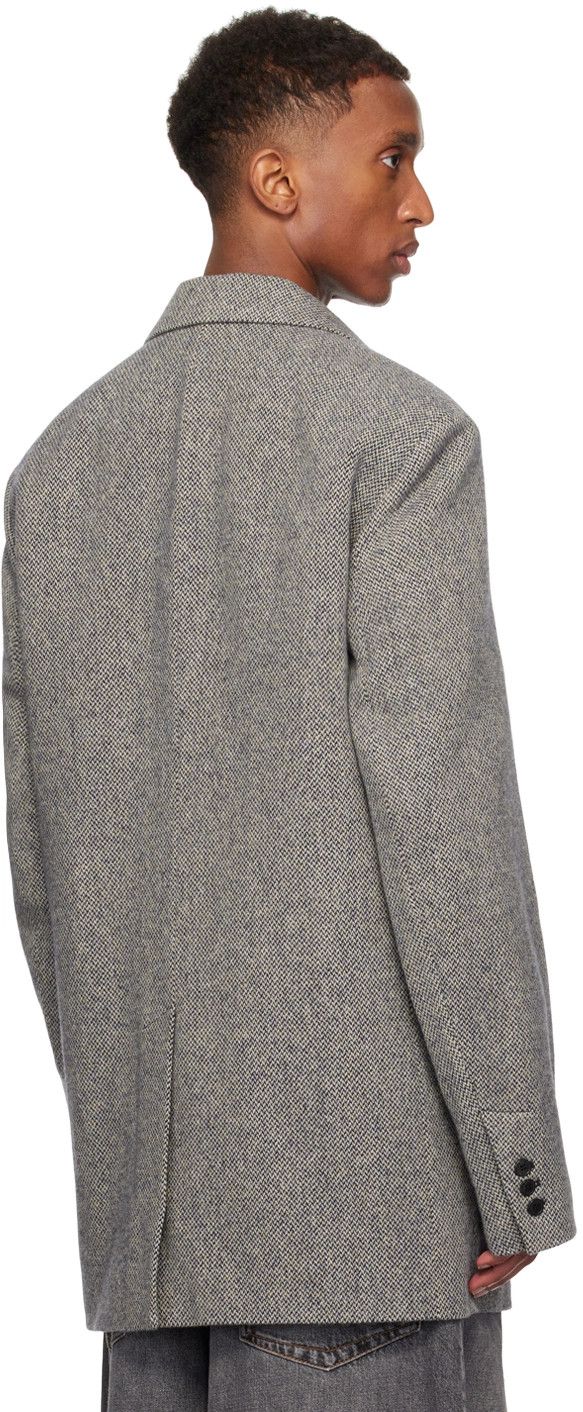 Isabel Marant Isabel Marant Gray Fahar Oversized Blazer Size 48 Size 48L - 4 Thumbnail