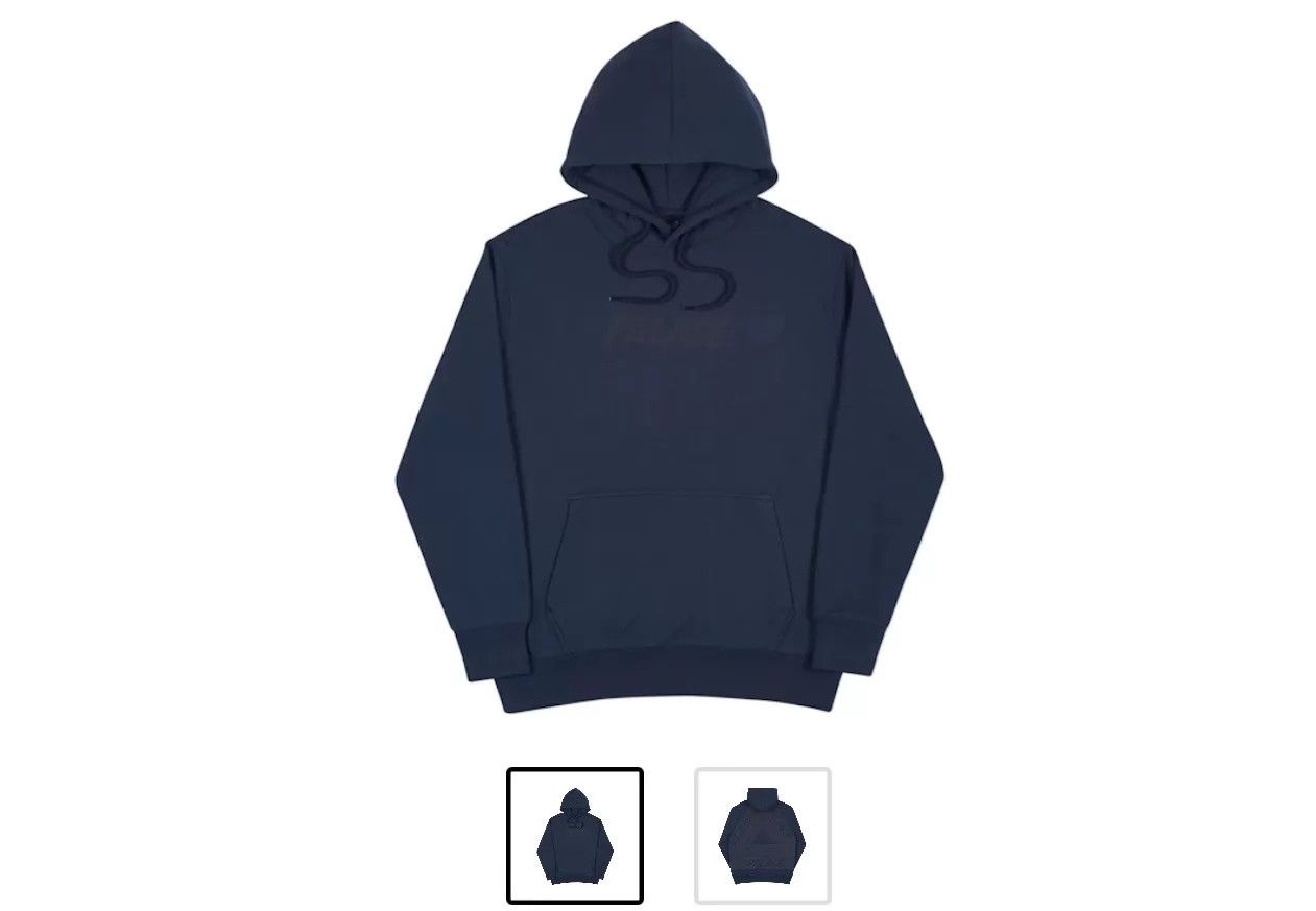 Places + Faces Palace Jumbo Hoodie Big Triangle Black S Size US S / EU 44-46 / 1 - 4 Thumbnail