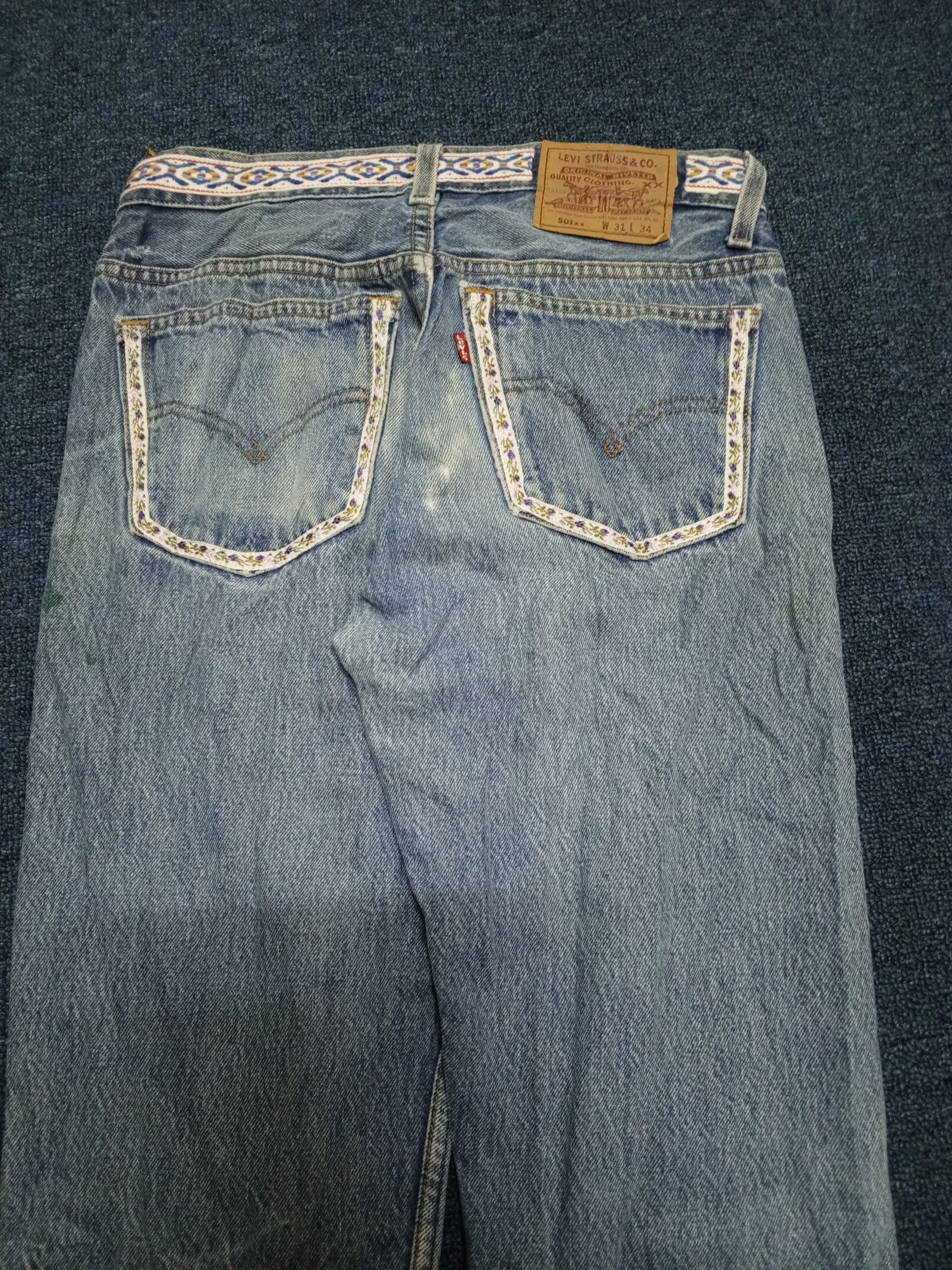 Levi's × Levi's Vintage Clothing 501×× rare design Size US 29 - 6 Thumbnail