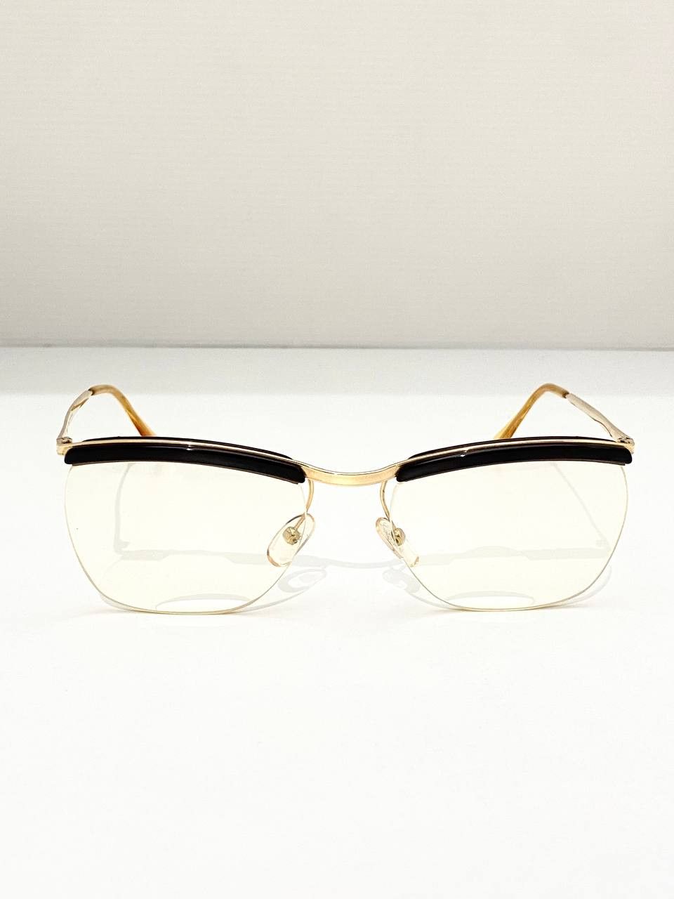 Other Amor France Gold Plated Brow Eyeglasses Vintage Size ONE SIZE - 2 Thumbnail