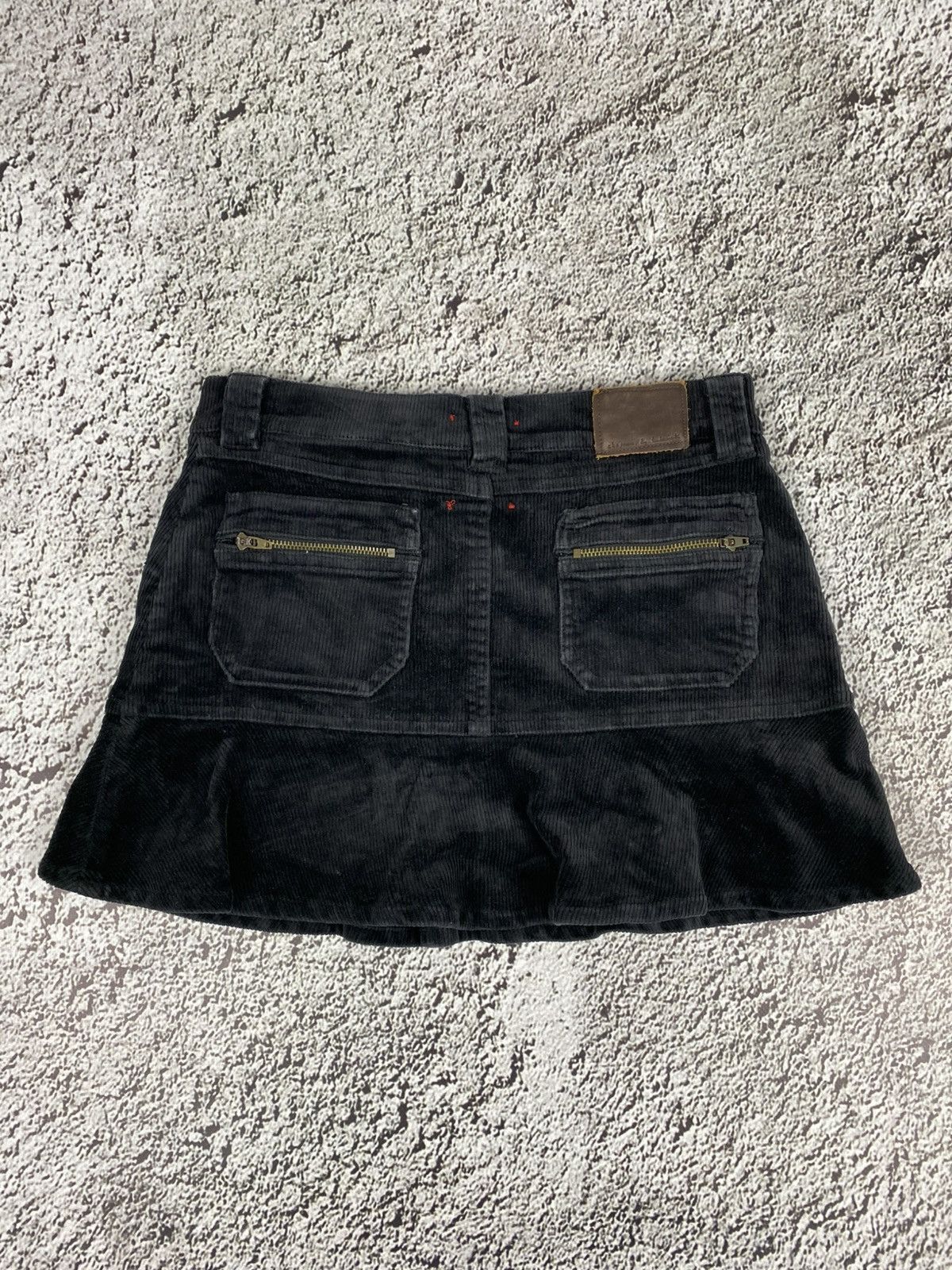 Vintage Vintage Y2K flared corduroy mini skirt 00s juicy style 26 Size 26" / US 2 / IT 38 - 3 Thumbnail
