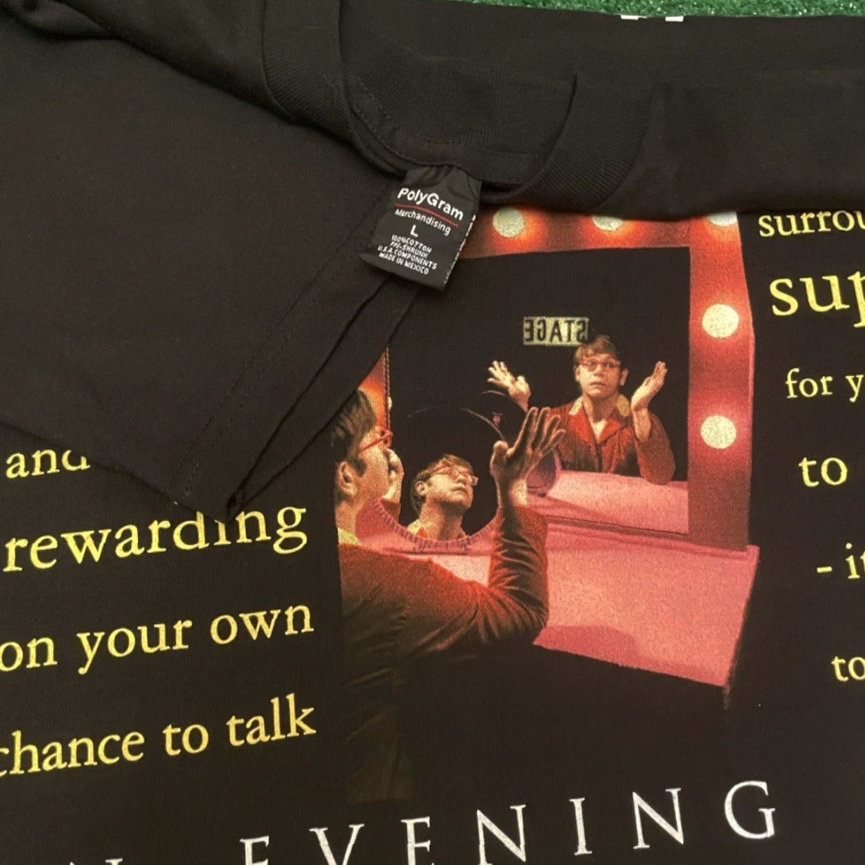 Vintage VINTAGE Elton John Evening With Concert Tour Band Tee Shirt Mens Large L Black 90s Band Music Rock USA Mens Size US L / EU 52-54 / 3 - 3 Thumbnail