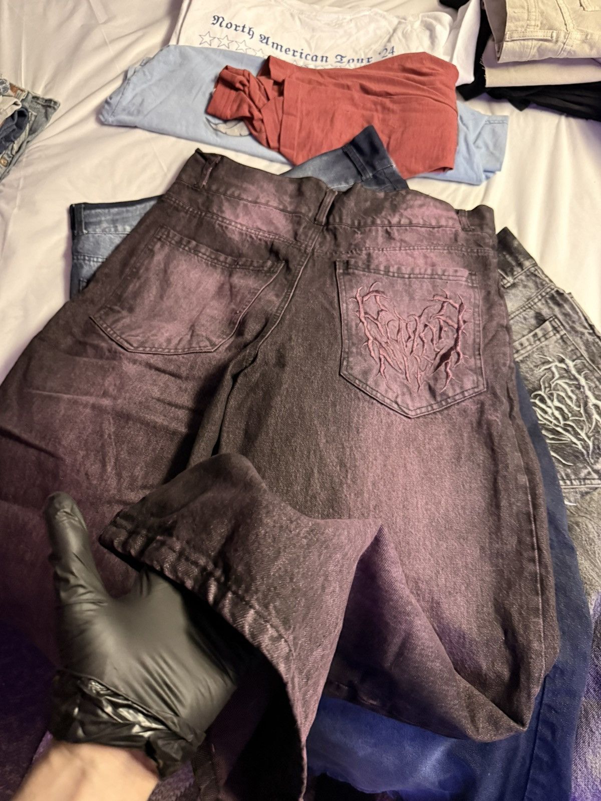 Japanese Brand FOUR (2 LEFT) SOLD OUT PHANTOM TROUPE PHOLOHH JEANS BUNDLE Size US 32 / EU 48 - 4 Thumbnail