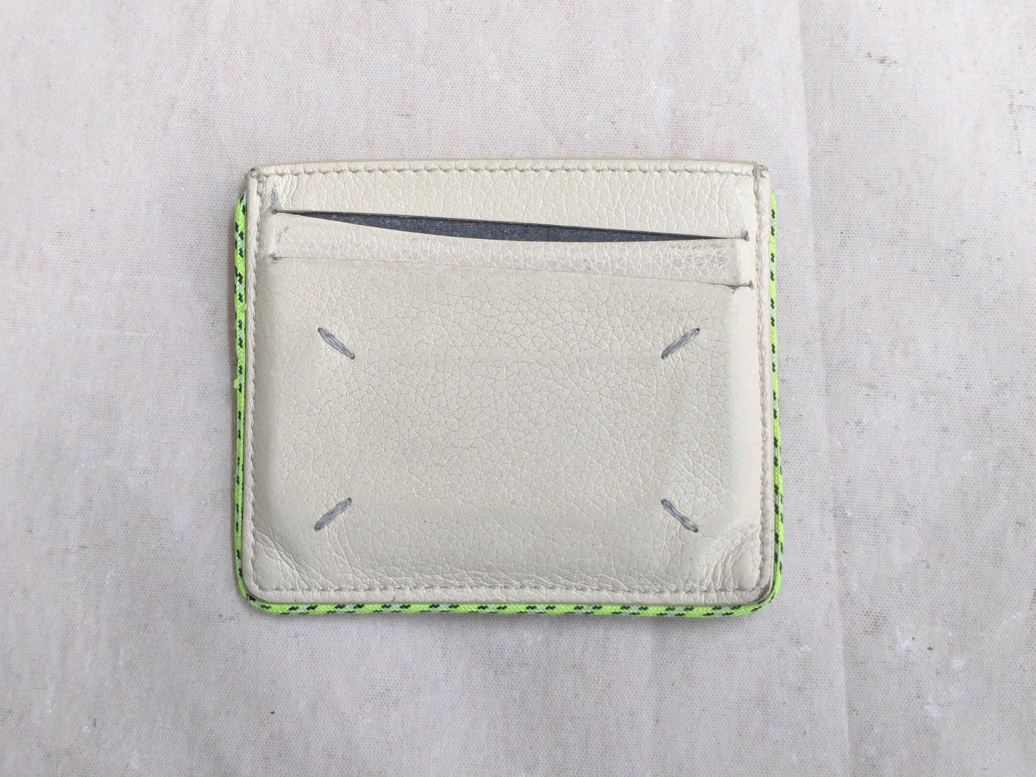 Maison Margiela Maison Margiela Cardholder Wallet Beige Sand Leather Size ONE SIZE - 2 Thumbnail