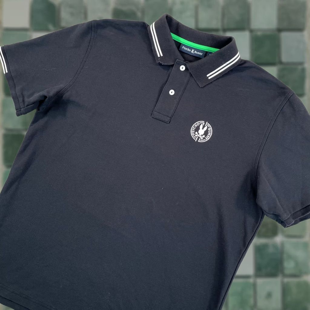 Psycho Bunny Psycho Bunny Polo Shirt Men XL Black Pima Cotton Logo NWOT Santa Fe Pique Polo Shirt Logo NM Size US XL / EU 56 / 4 - 1 Thumbnail