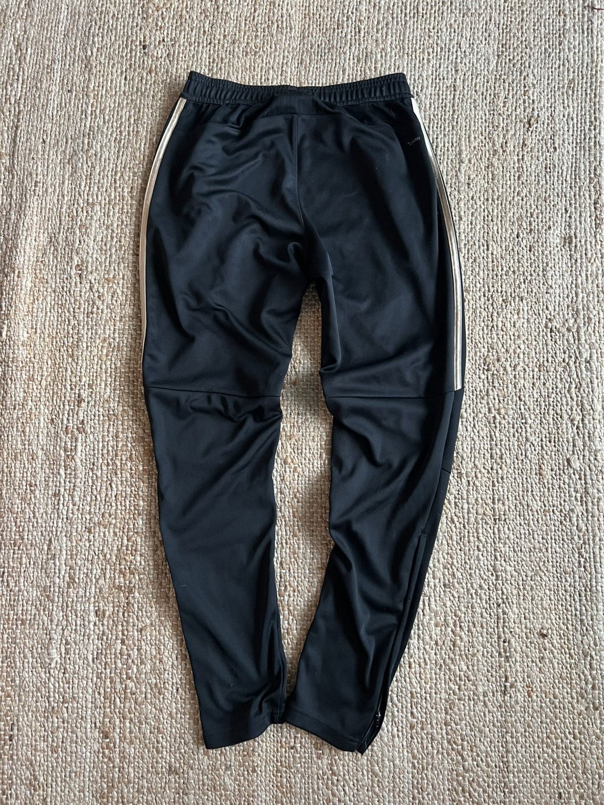 Adidas Adidas Track Pants - Black / Gold Soccer Pants Size US 30 / EU 46 - 2 Thumbnail