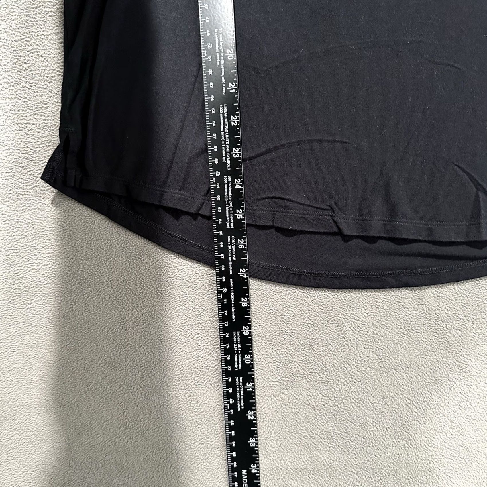 Gap Gap Shirt Womens Medium Black Rayon Short Sleeve V Neck Relaxed Soft Jersey Top Size M / US 6-8 / IT 42-44 - 8 Thumbnail