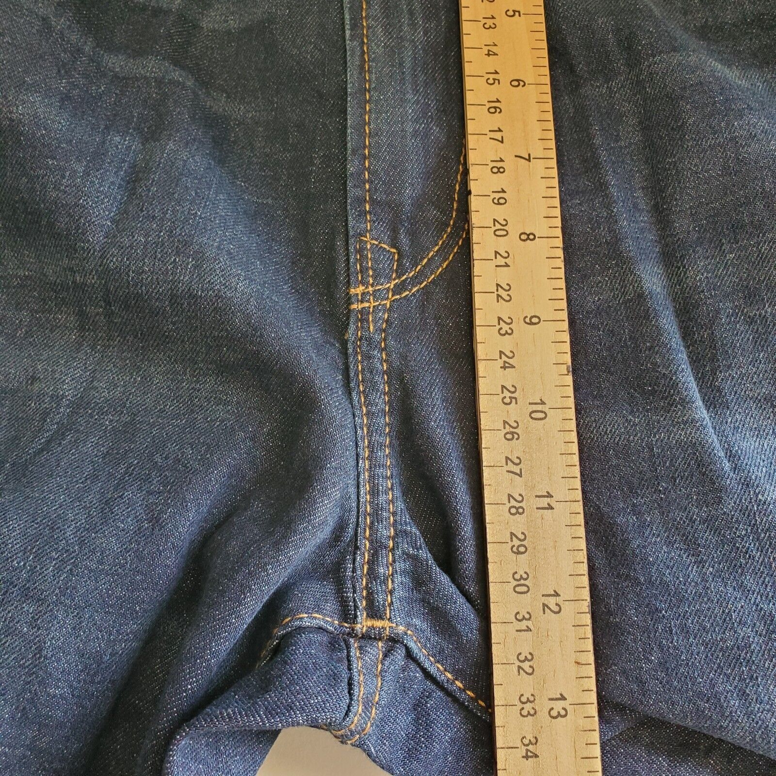 Gap Gap Jeans Denim Blue Mens 38x30 Straight Leg Mid Rise Pants Size US 38 / EU 54 - 4 Thumbnail