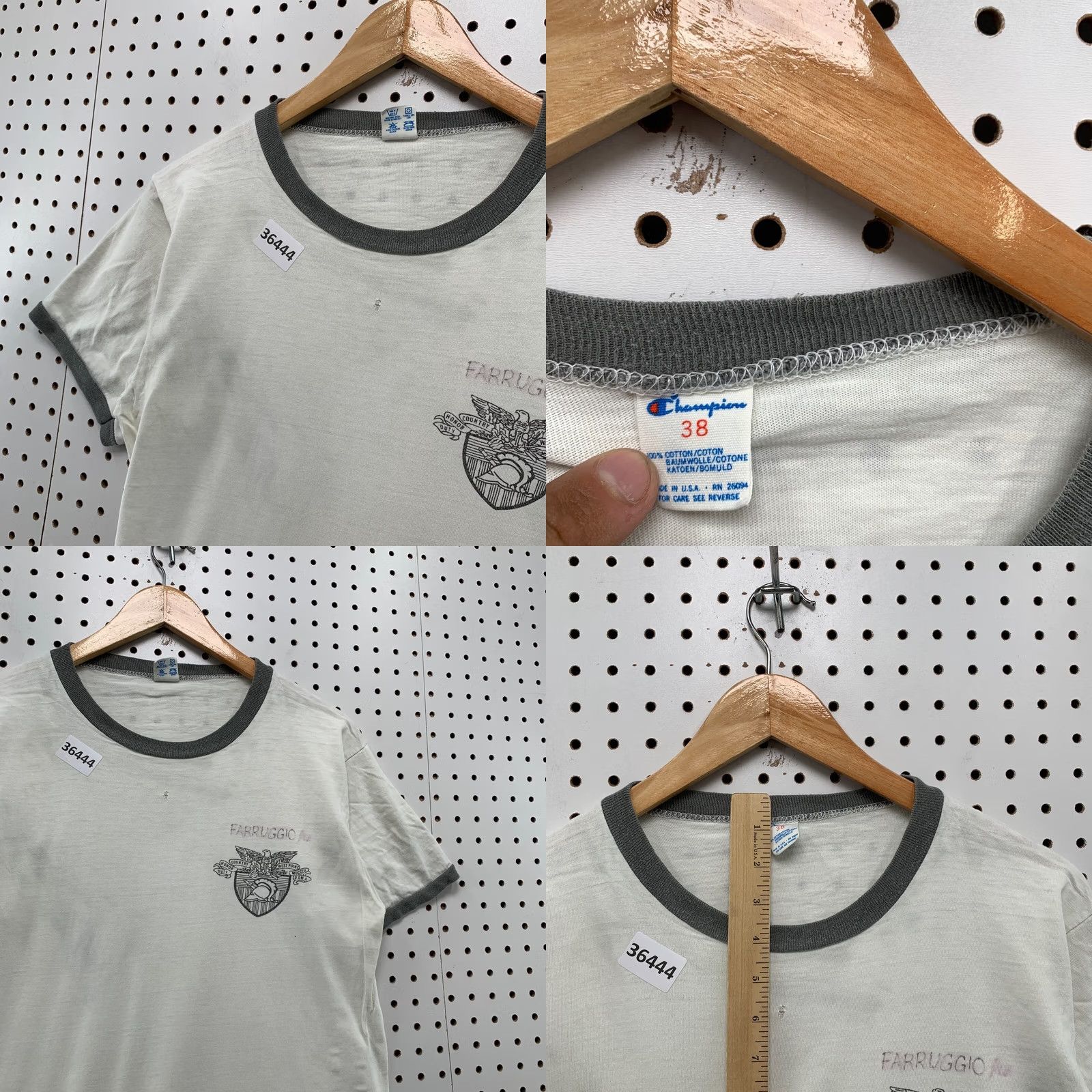 Champion VINTAGE Champion USMA West Point Academy Shirt Mens 38 USA 80s Size US M / EU 48-50 / 2 - 8 Thumbnail