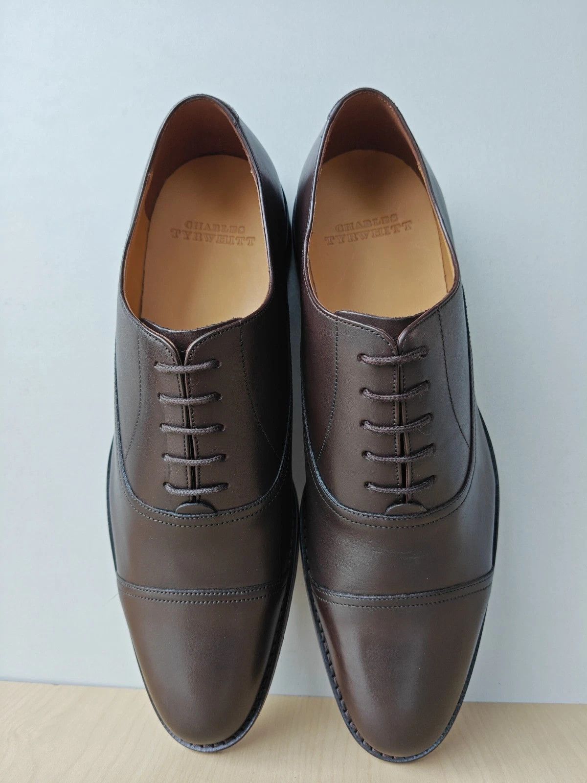 Charles Tyrwhitt Charles Tyrwhitt Men’s Dress Oxford Shoes T / 0035 Size US 11 / EU 44 - 3 Thumbnail