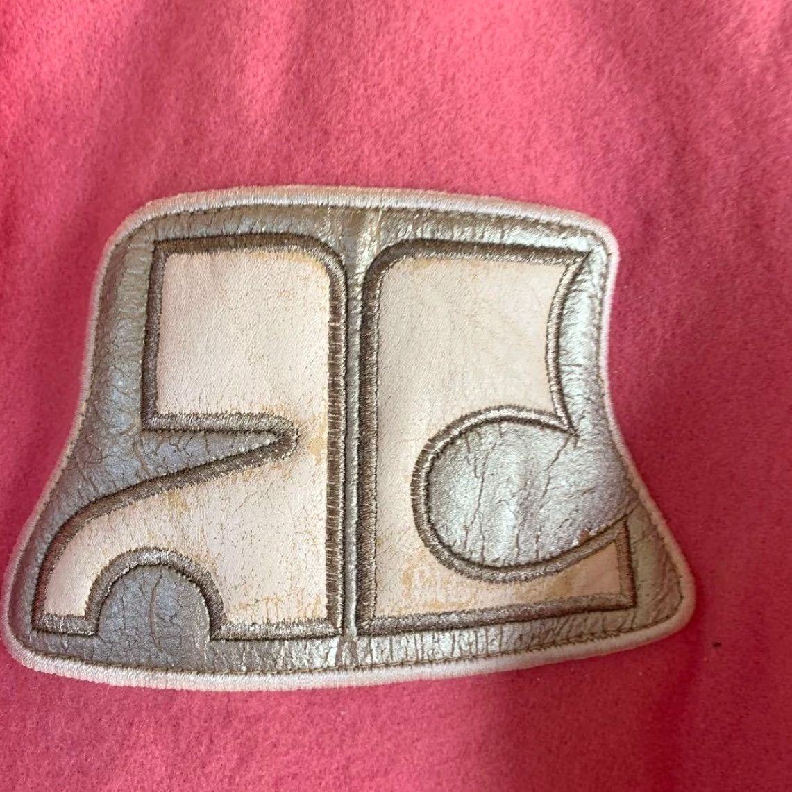 Vintage Courrèges Stadium Jacket Black S Women's Coat Regular Size Pink Damaged stained Italy Courrèges Size S / US 4 / IT 40 - 2 Thumbnail