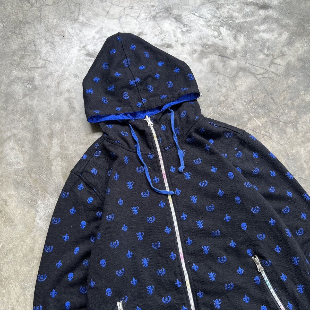 Hysteric Glamour 2000’s Custom Culture Vkei Style Reversible Skull Hoodie Size US S / EU 44-46 / 1 - 3 Thumbnail