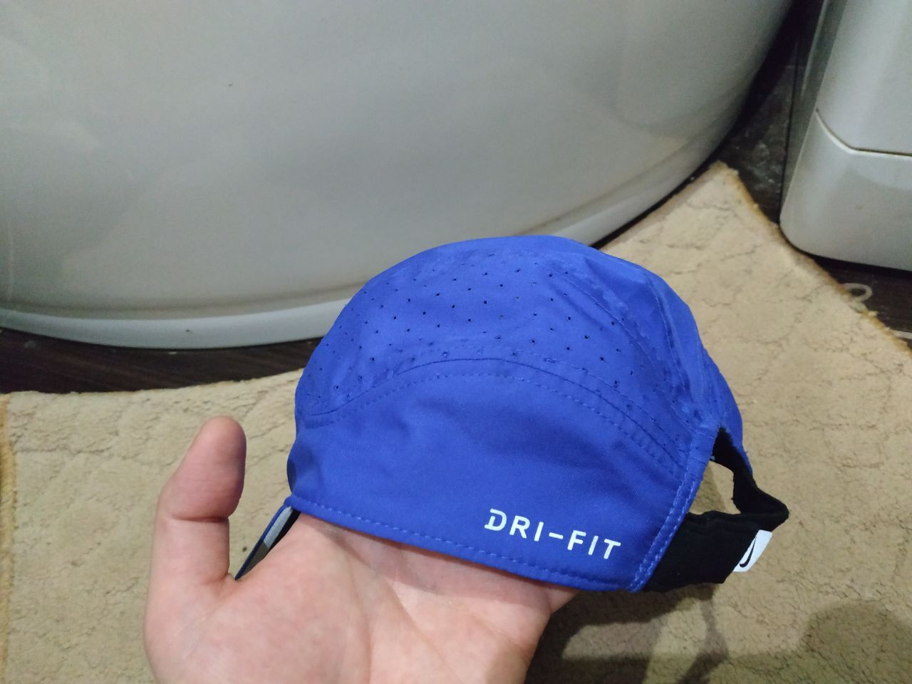 Nike Nike Tailwind Dri-FIT Running Cap Blue 5-Panel Hat Size ONE SIZE - 5 Thumbnail