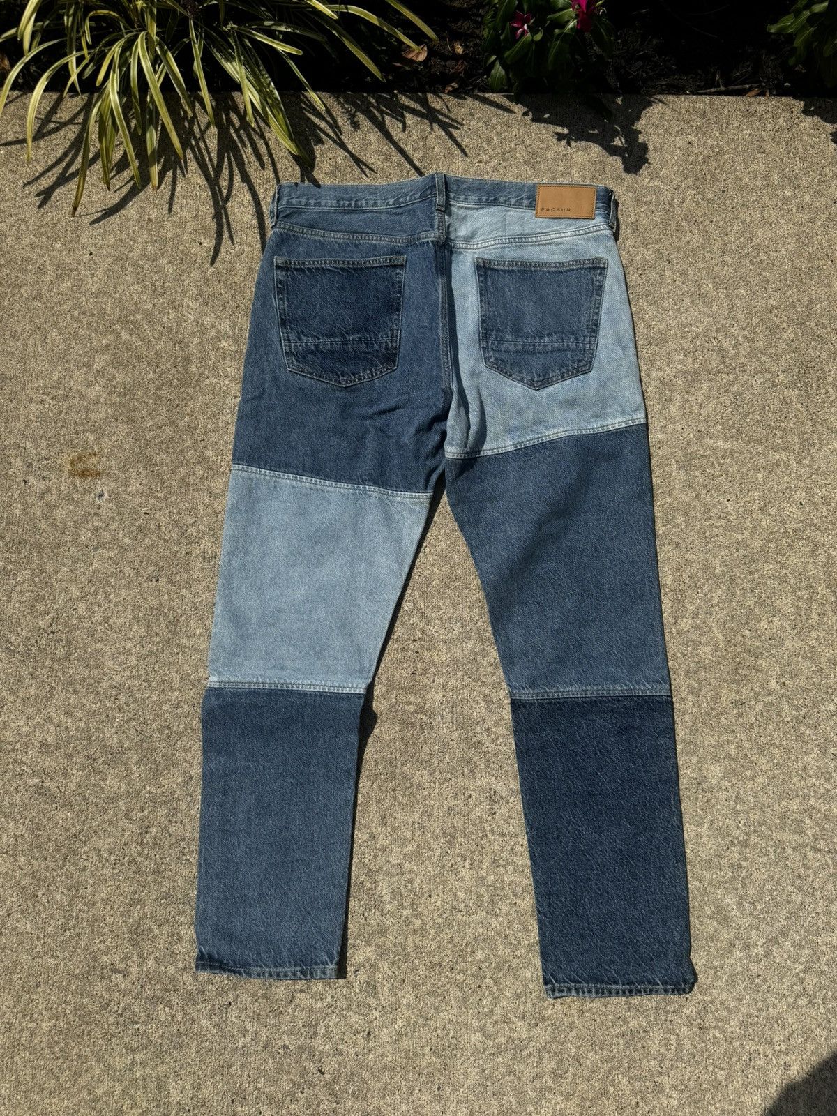 Pacsun PACSUN JEANS PATCHWORK STYLE☀️ Size US 34 / EU 50 - 5 Thumbnail