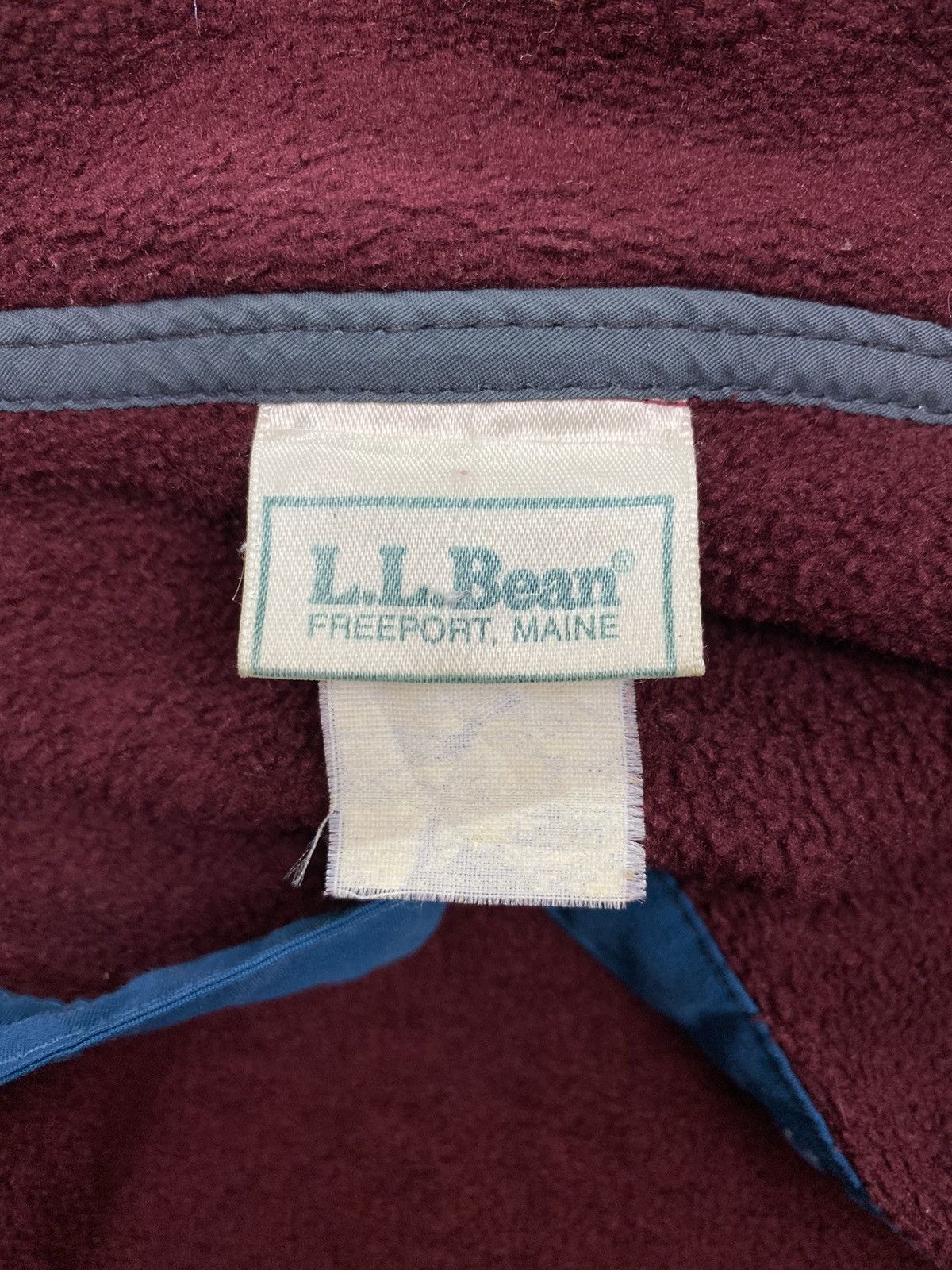 L.L. Bean × Vintage Vintage L.L. Bean Half Button Fleece Size US S / EU 44-46 / 1 - 7 Thumbnail