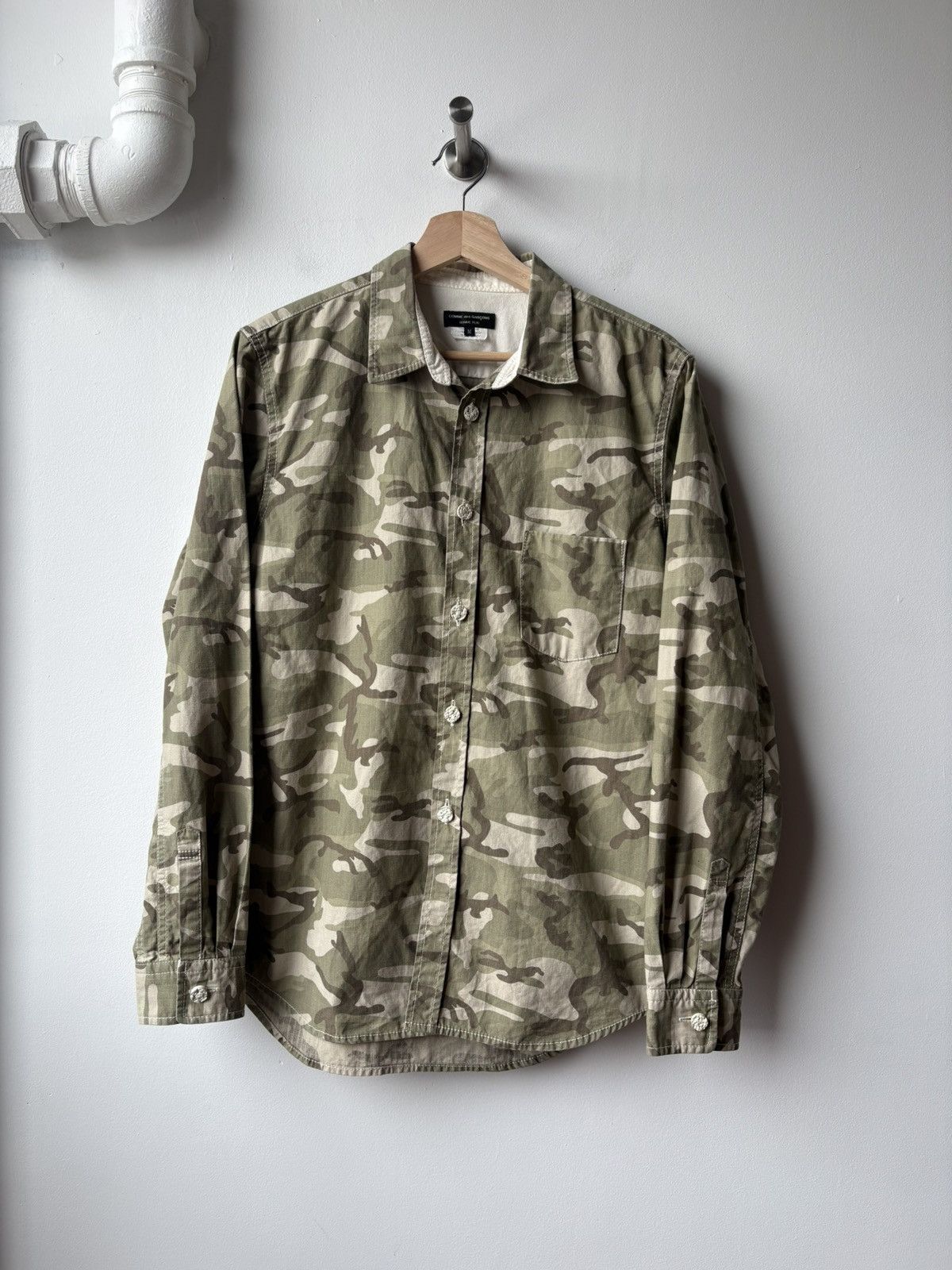 Comme des Garçons Homme plus AW11 Ripstop Camo button up