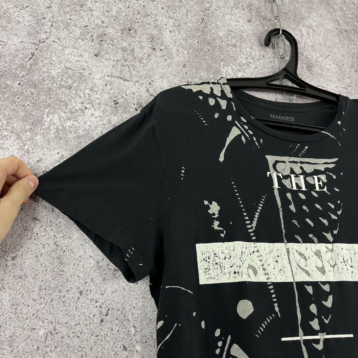 Allsaints Allsaints T-Shirt Streatwear Y2K Full Print Logo Size Small Size US S / EU 44-46 / 1 - 3 Thumbnail