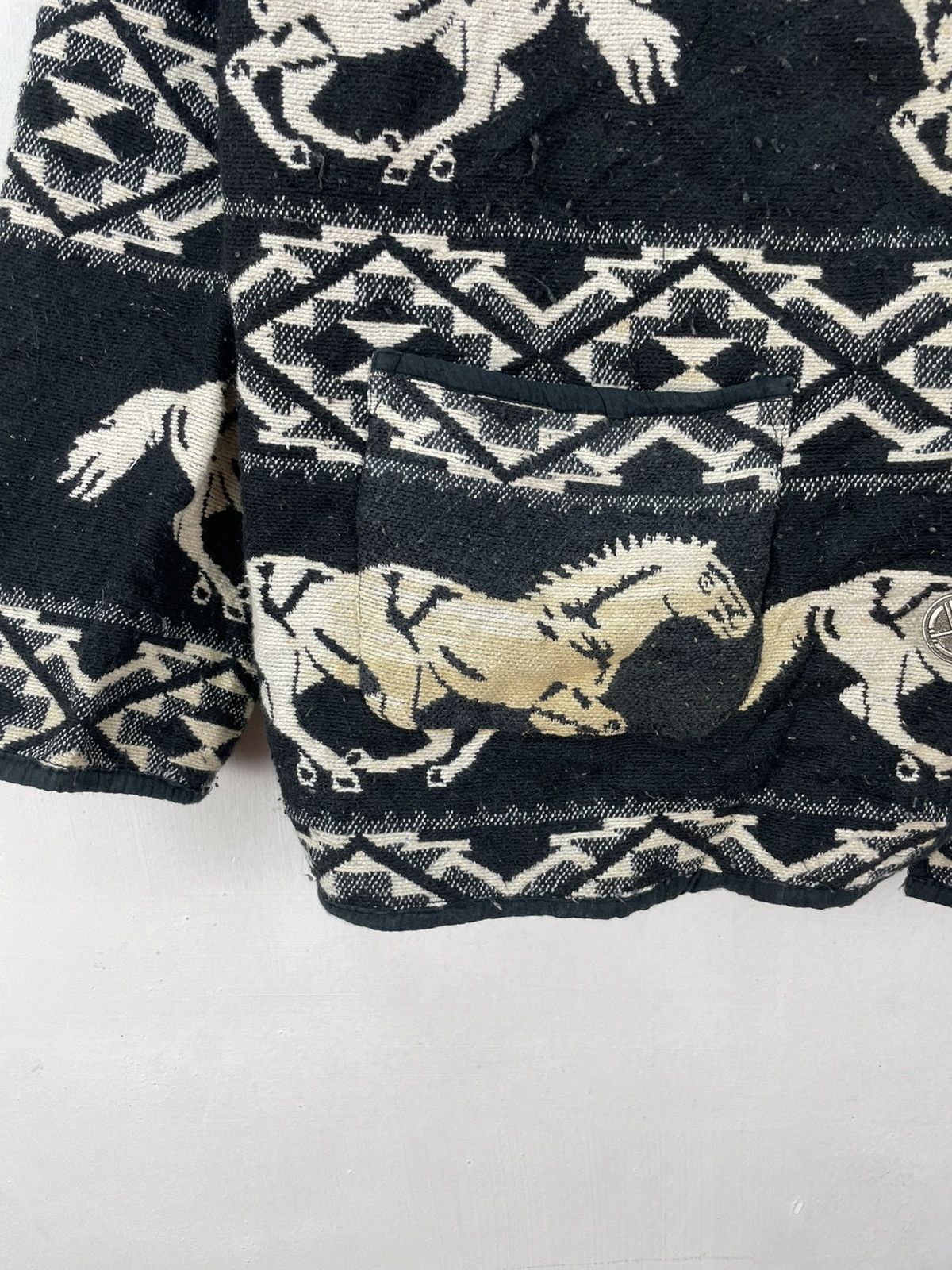 Flannel Vintage Flannel Burlap Tapestry Jacket Horse Pattern Size US L / EU 52-54 / 3 - 5 Thumbnail