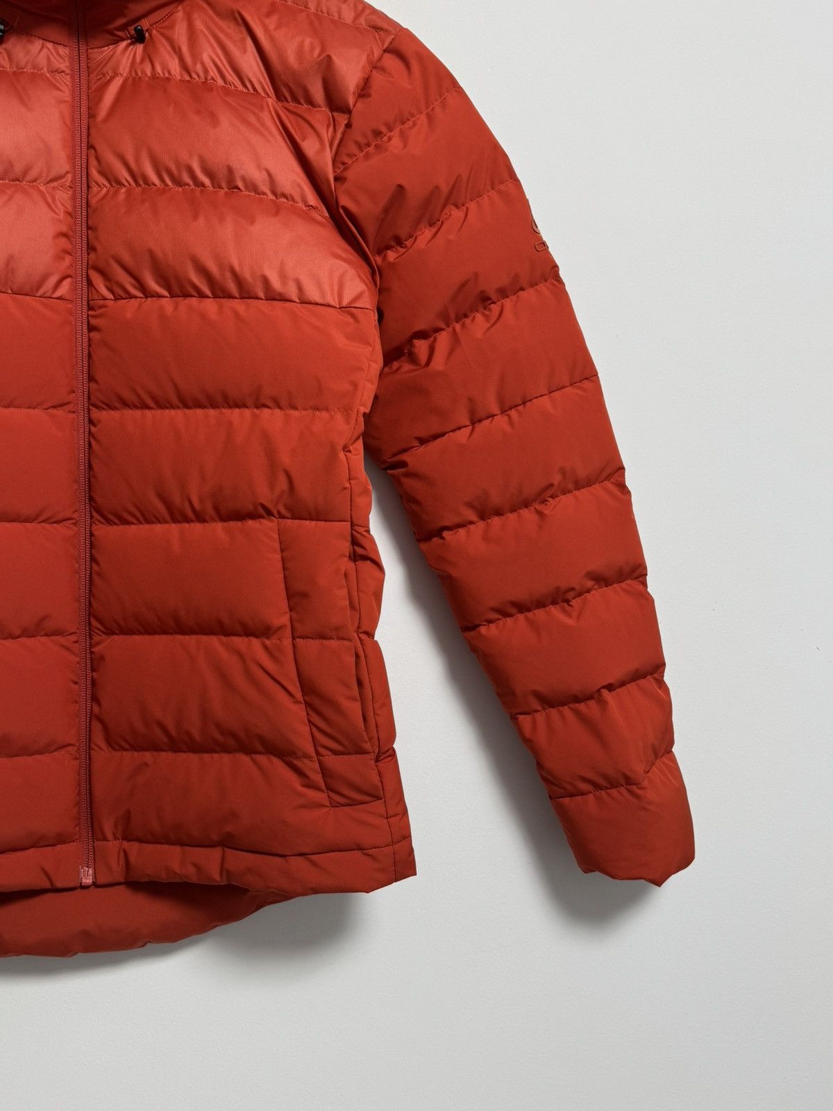 Odlo Down Jacket Red Hooded Puffer Winter Outdoor Men’s