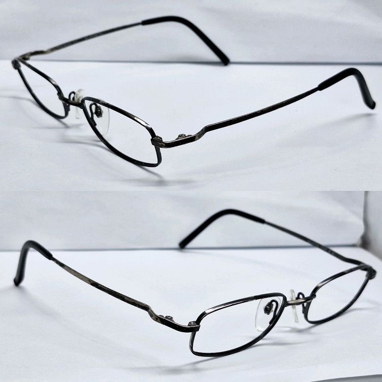 Other VINTAGE Cross Roads by Sanko Kogaku GUMMETAL Glasses Frame Size ONE SIZE - 5 Thumbnail