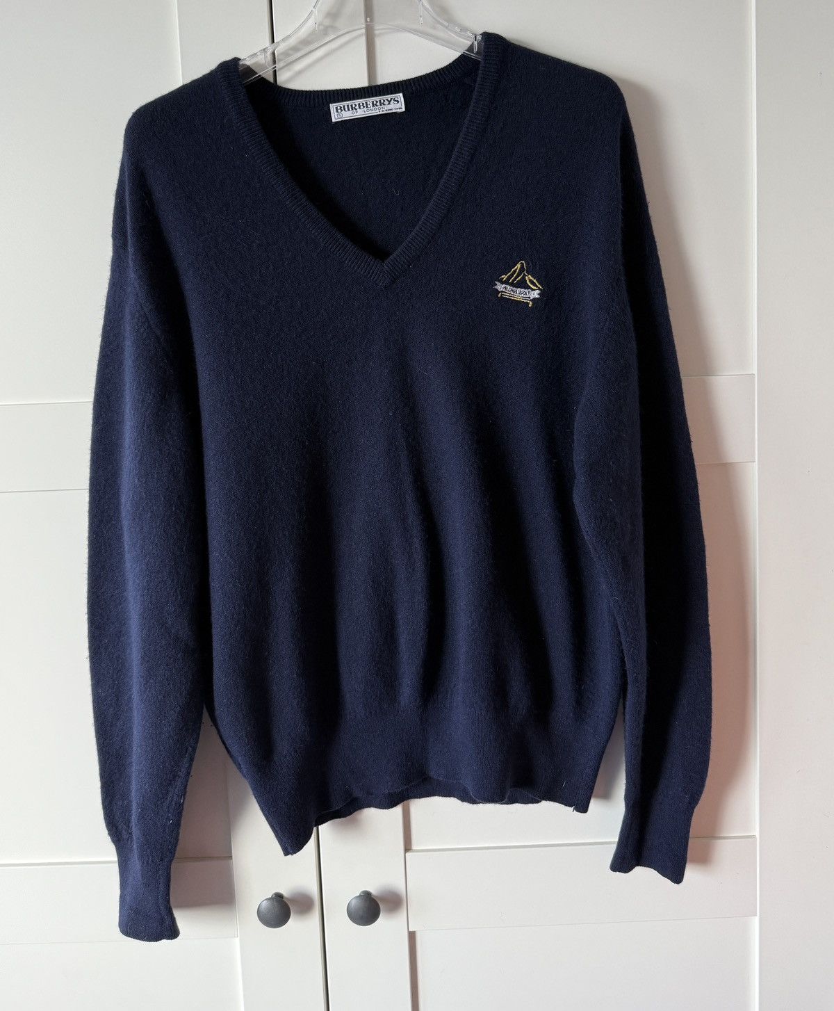 Burberry Burberrys vintage sweater wool size.L Size US L / EU 52-54 / 3 - 1 Thumbnail