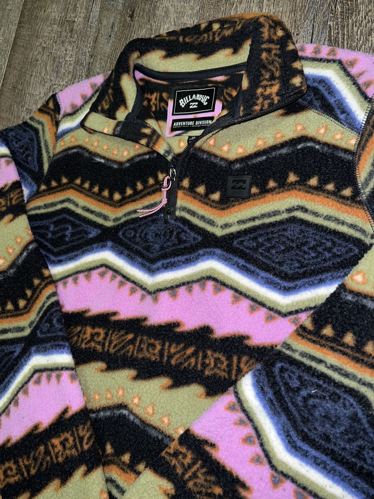 Billabong Billabong Adventure Division Aztec Fleece Pullover Europe Size XS / US 0-2 / IT 36-38 - 2 Thumbnail