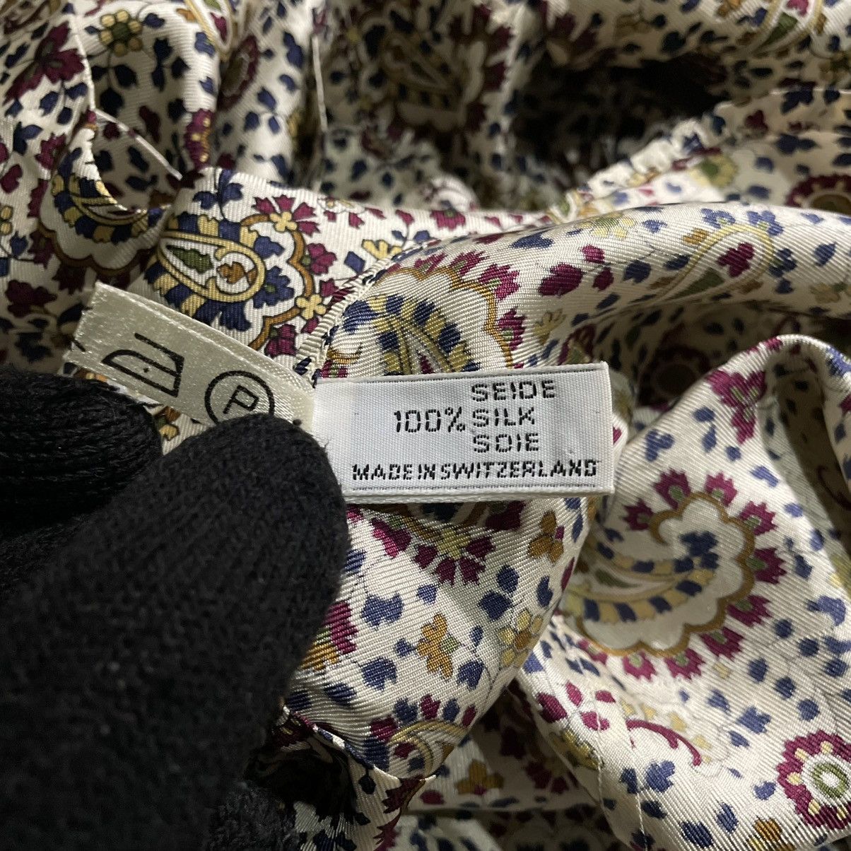 Celine × Designer Celine Paisley Bottom Up Silk Shirt Size XS / US 0-2 / IT 36-38 - 13 Thumbnail