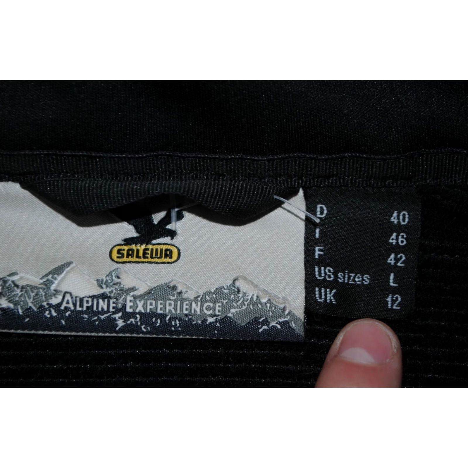 SALEWA SALEWA WOMENS SOFTSHELL JACKET L BLACK XS? no Size L / US 10 / IT 46 - 4 Thumbnail