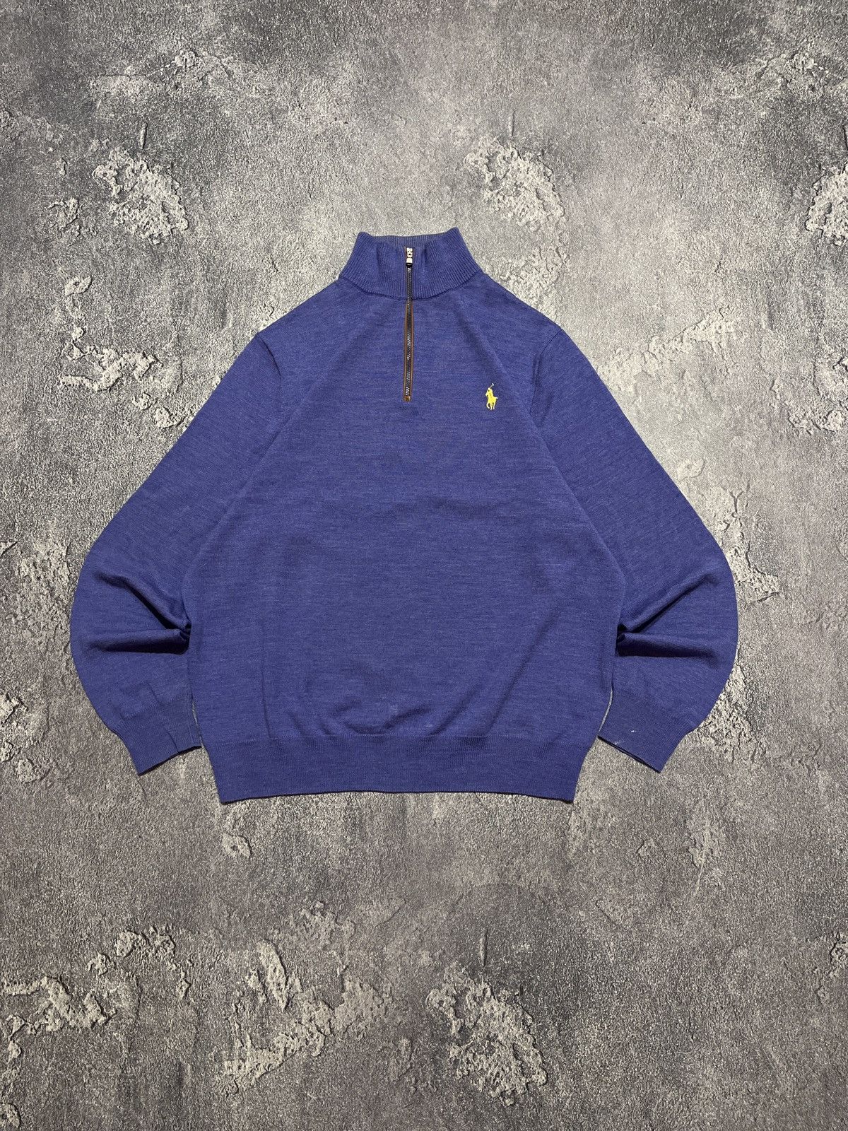 Polo Ralph Lauren × Vintage Polo Ralph Lauren PRL Vintage Y2K 1/3 Zip Sweater Old Money Size US M / EU 48-50 / 2 - 1 Thumbnail