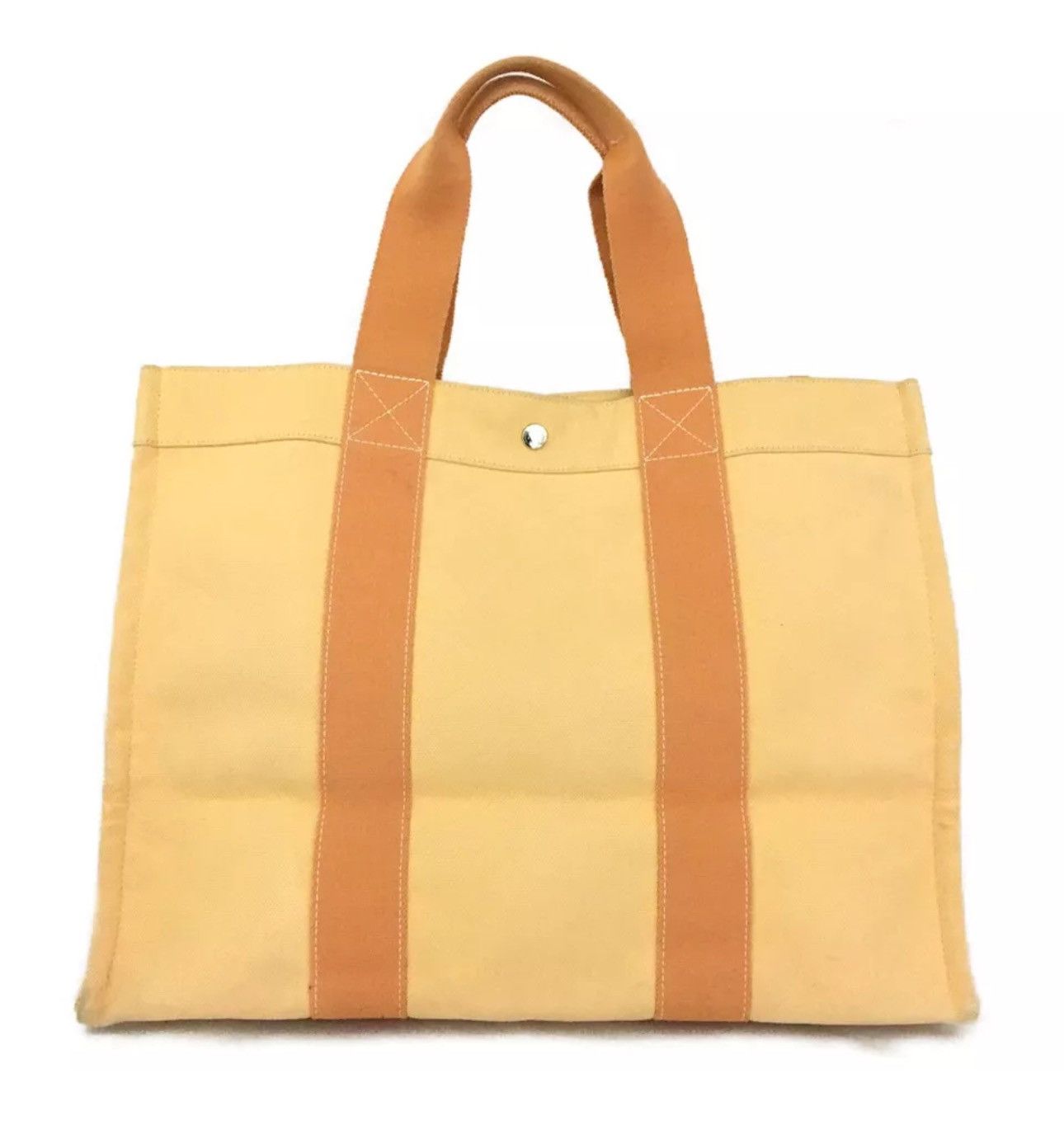 Hermes Hermès Bora Bora GM Tote Bag – Orange Canvas Size ONE SIZE - 5 Thumbnail