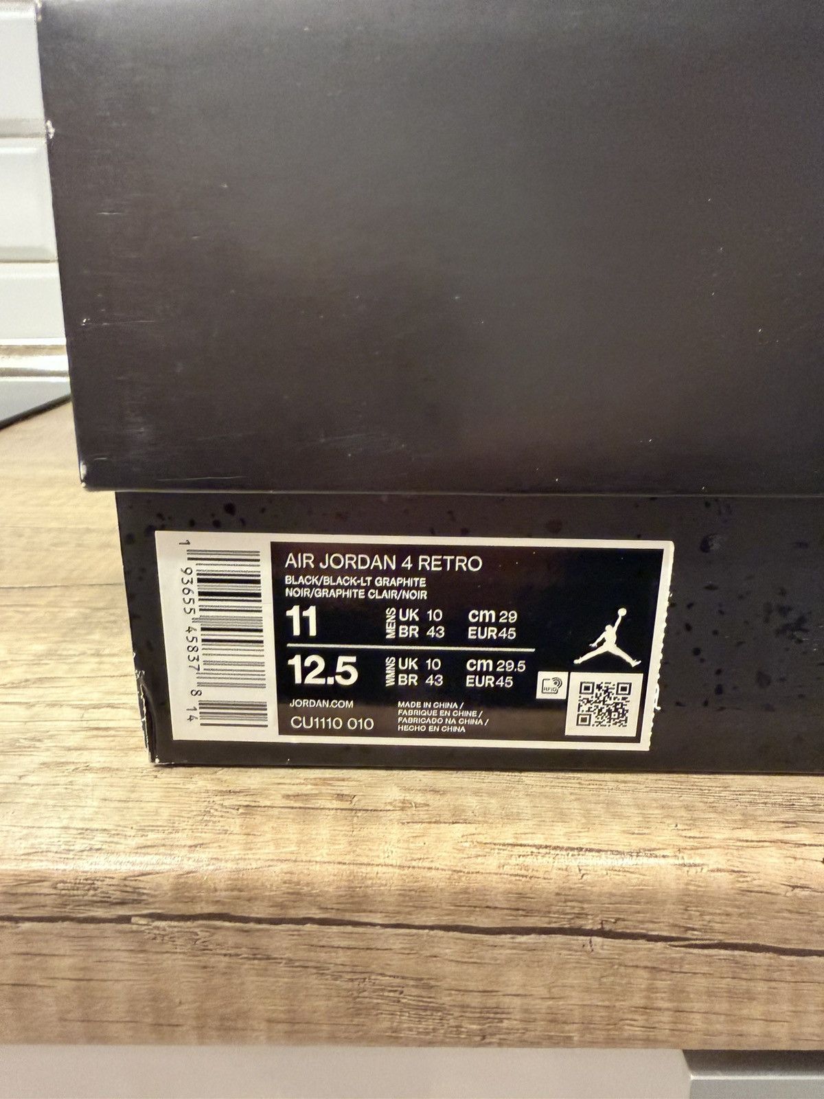 Jordan Brand Jordan 4 Black Cat 2020 Size US 11 / EU 44 - 5 Thumbnail
