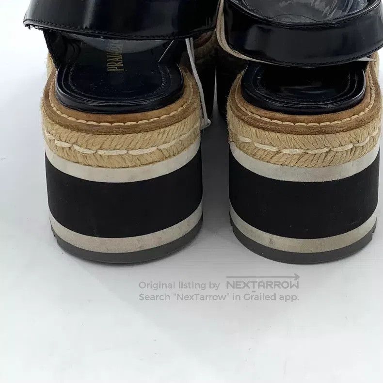 Prada Prada Black muffin lace-up half-slop casual shoes Size US 6.5 / IT 36.5 - 9 Thumbnail