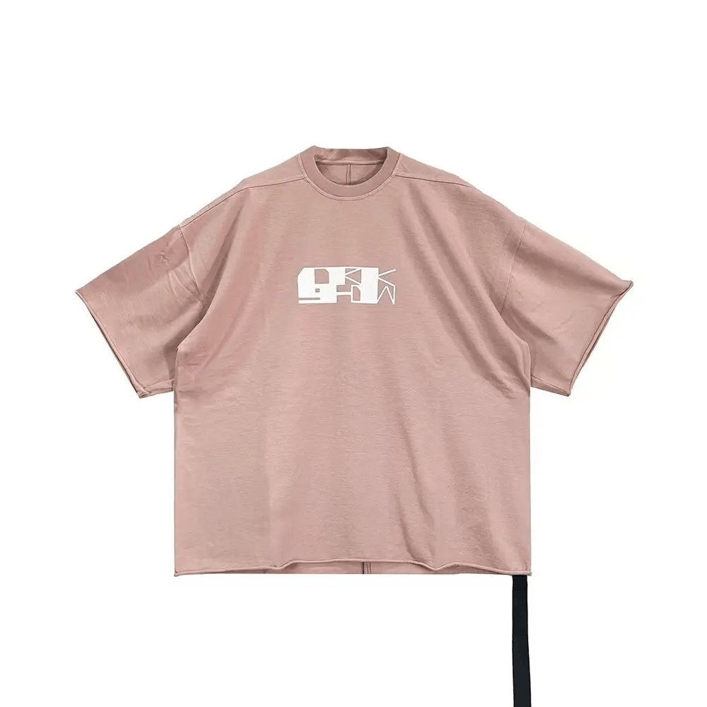 Thom Browne Rick Owens Drkshdw Letter Logo Printed Ribbon Short Sleeve Size ONE SIZE - 1 Thumbnail