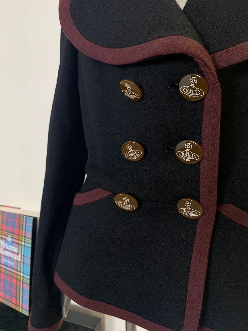 Vivienne Westwood Vivienne Westwood size2 A purple edged love collar jacket Size M / US 6-8 / IT 42-44 - 5 Thumbnail