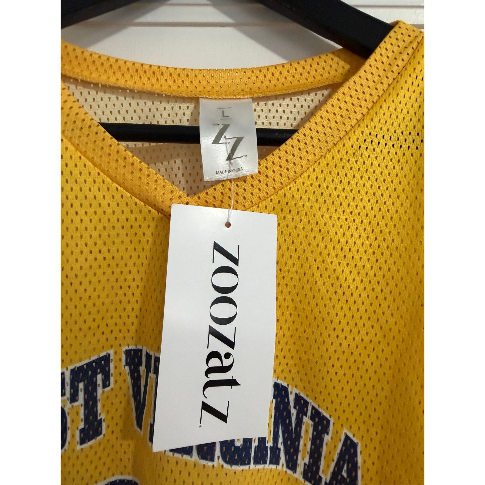 NCAA NWT West Virginia Mountaineers Cropped Jersey Women's Size L Size L / US 10 / IT 46 - 5 Thumbnail