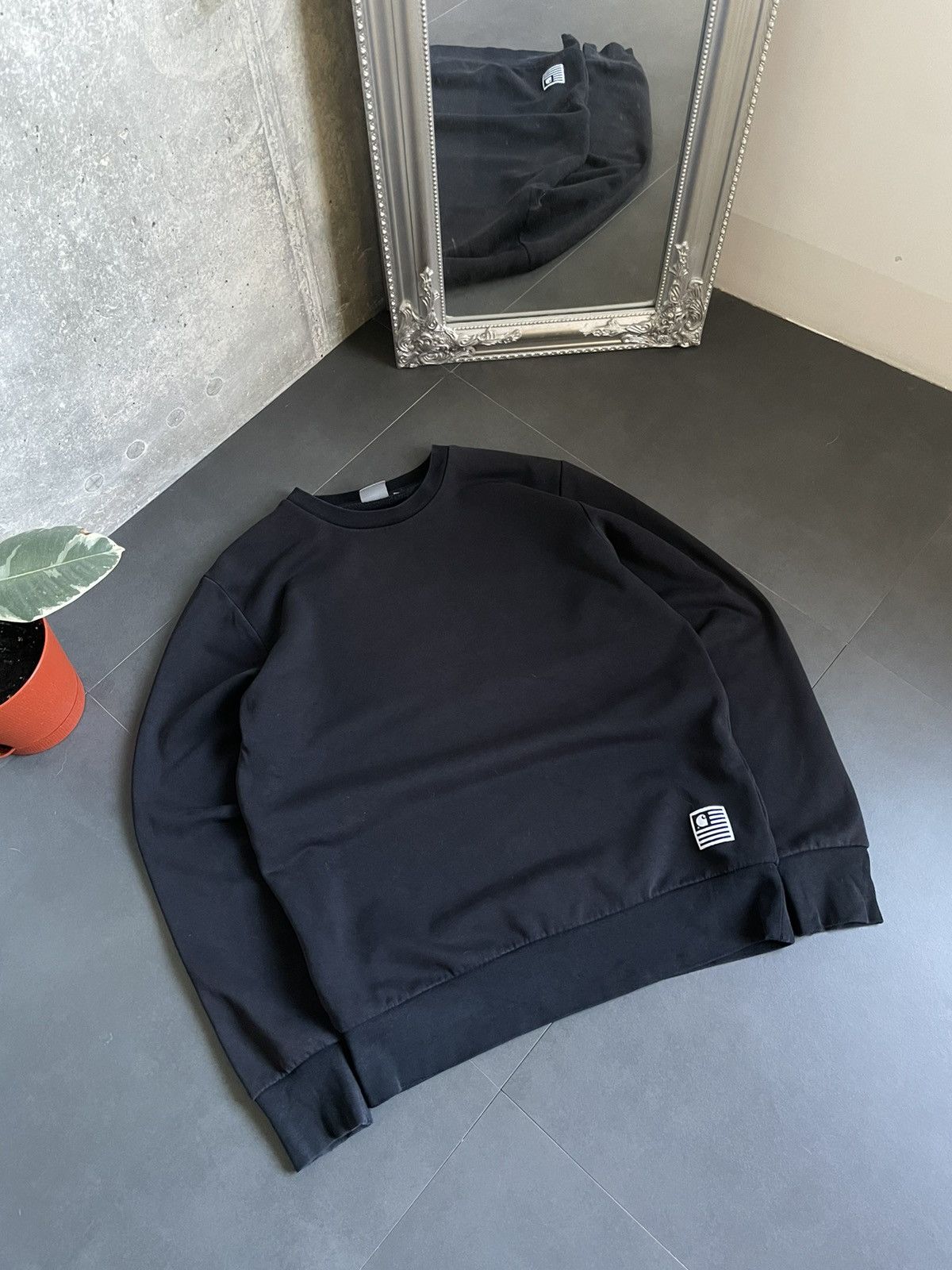Carhartt × Carhartt Wip × Vintage Vintage Carhartt Faded State Flag Sweat Big Logo Size US M / EU 48-50 / 2 - 12 Thumbnail