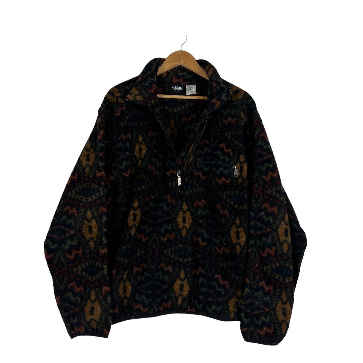 The North Face 🔥90’s Vintage The North Face Navajo Aztec Design Fleece Size US L / EU 52-54 / 3 - 11 Thumbnail