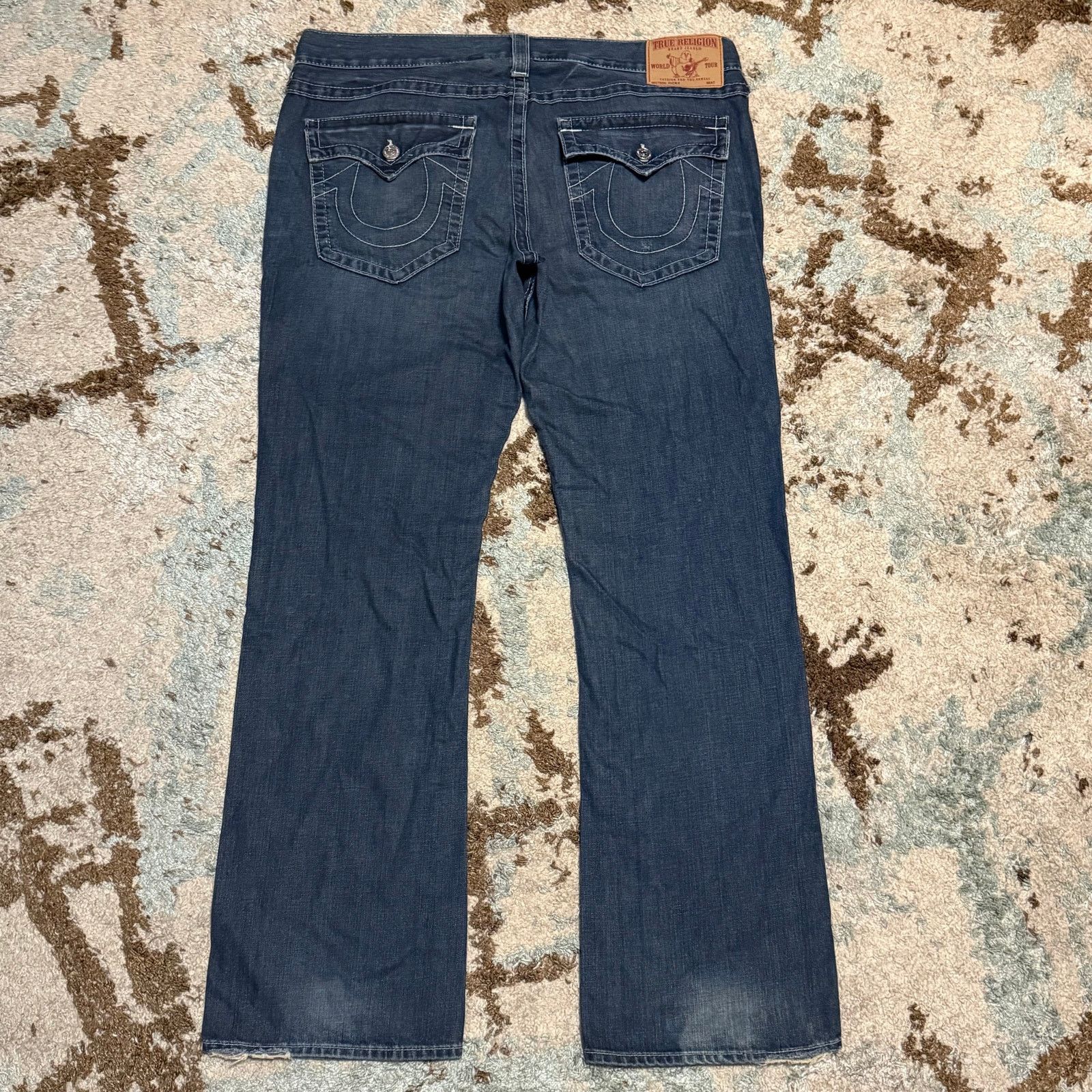 True Religion Vintage True Religion Ricky Baggy Jeans Size 40x34 Y2K Size US 40 / EU 56 - 1 Thumbnail