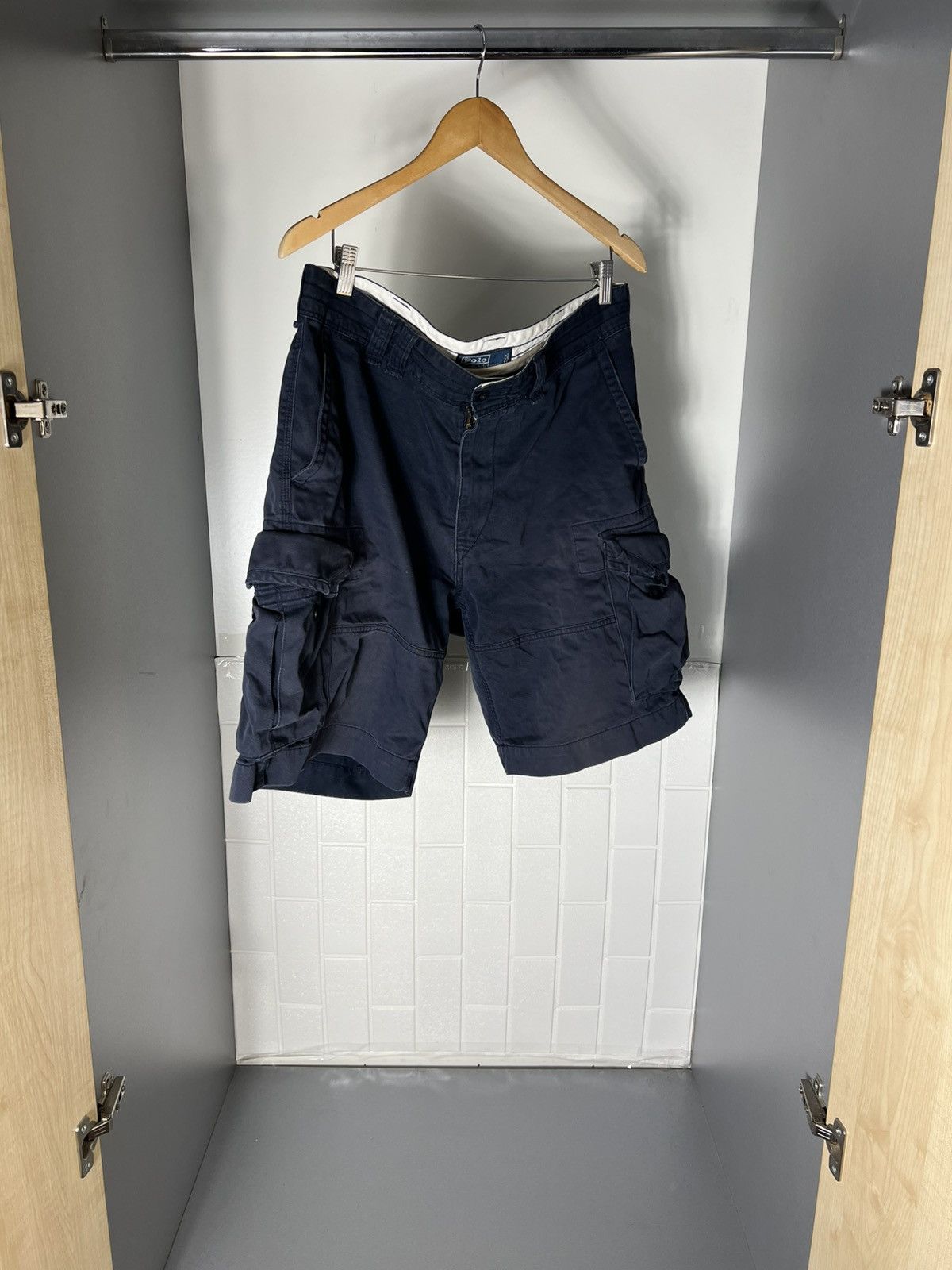 Polo Ralph Lauren VERY RARE POLO RALPH LAUREN MULTIPOCKET CARGO SHORTS 90s Y2K Size US 36 / EU 52 - 4 Thumbnail