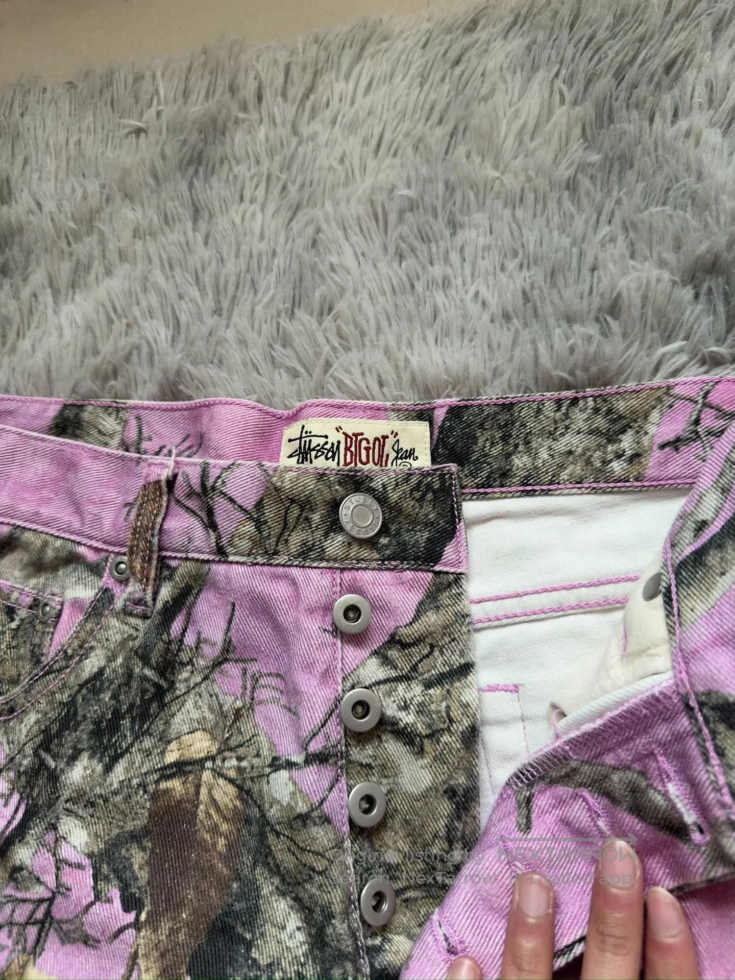 Stussy Stussy x Real Tree FW22 Pink Jeans. Size US 30 / EU 46 - 4 Thumbnail