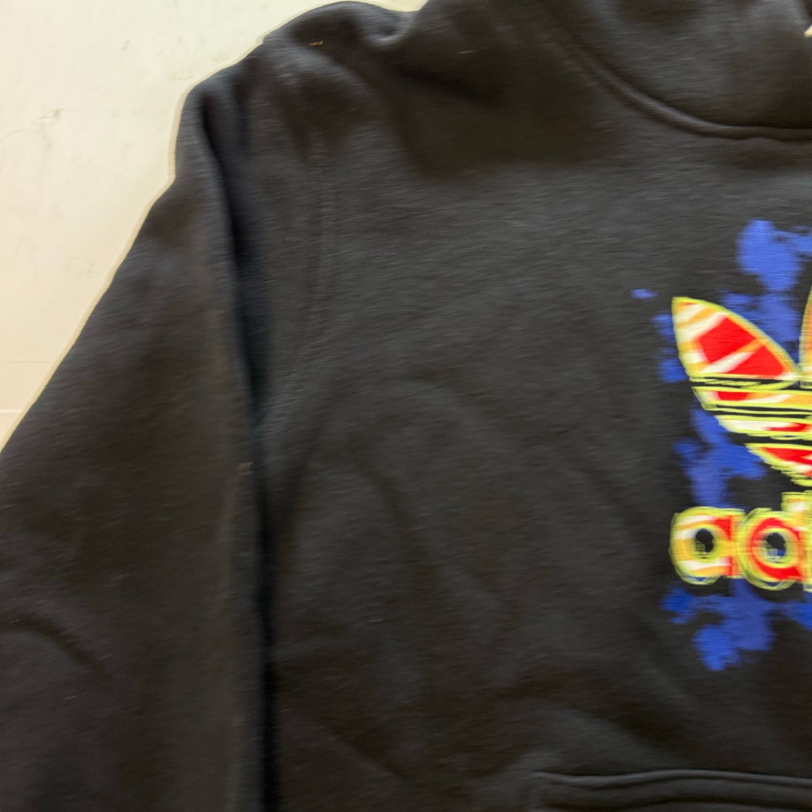 Adidas Adidas Trefoil Hoodie Black/Multicolor Size XL Youth Size US XL / EU 56 / 4 - 7 Thumbnail